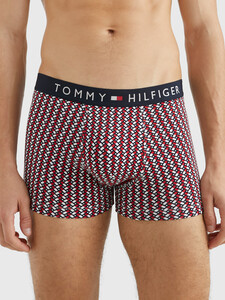 Tommy Hilfiger Underwear Organic Cotton Print Trunk Muw Coastal
