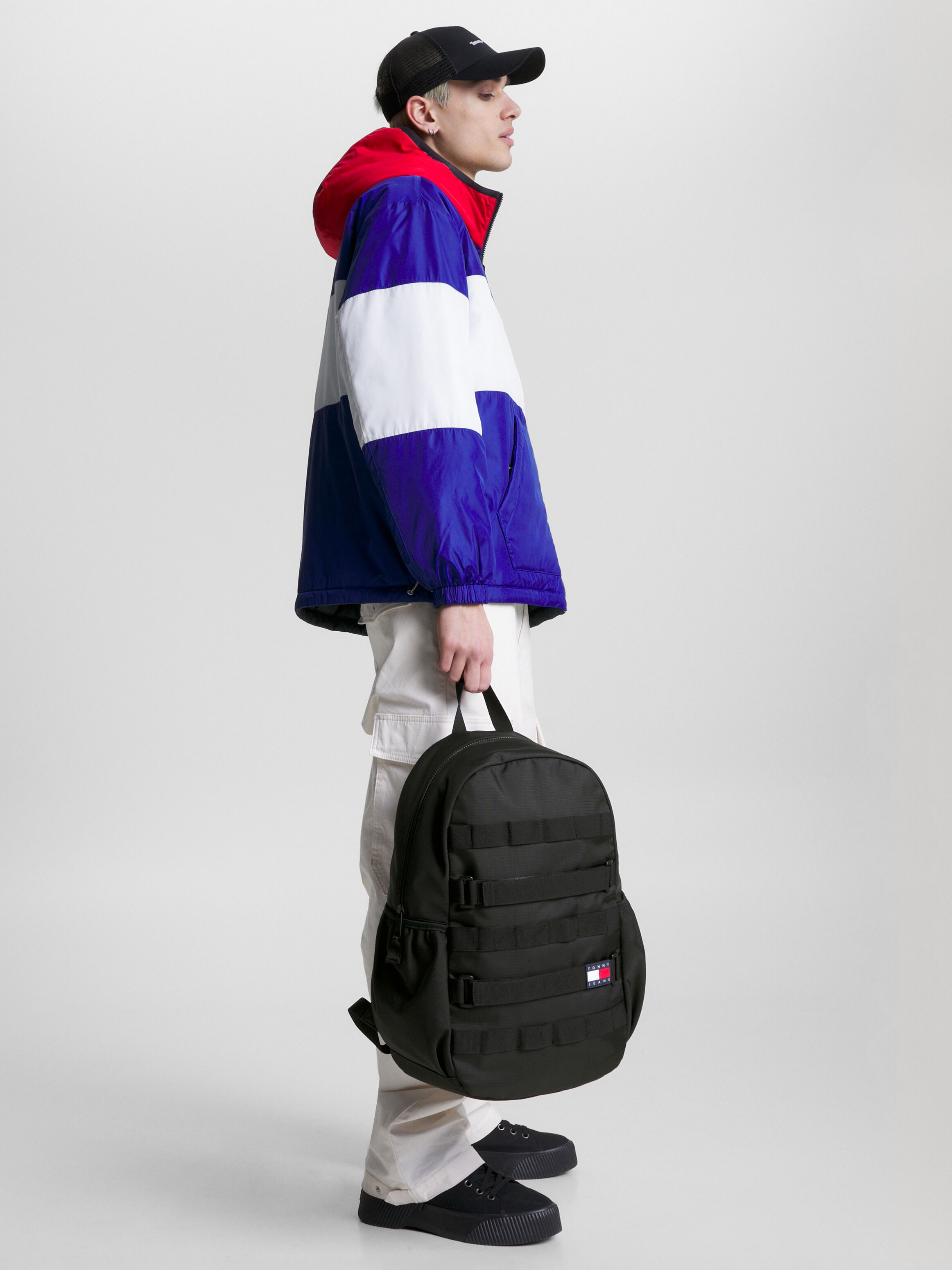 Tommy hilfiger sales checkered backpack