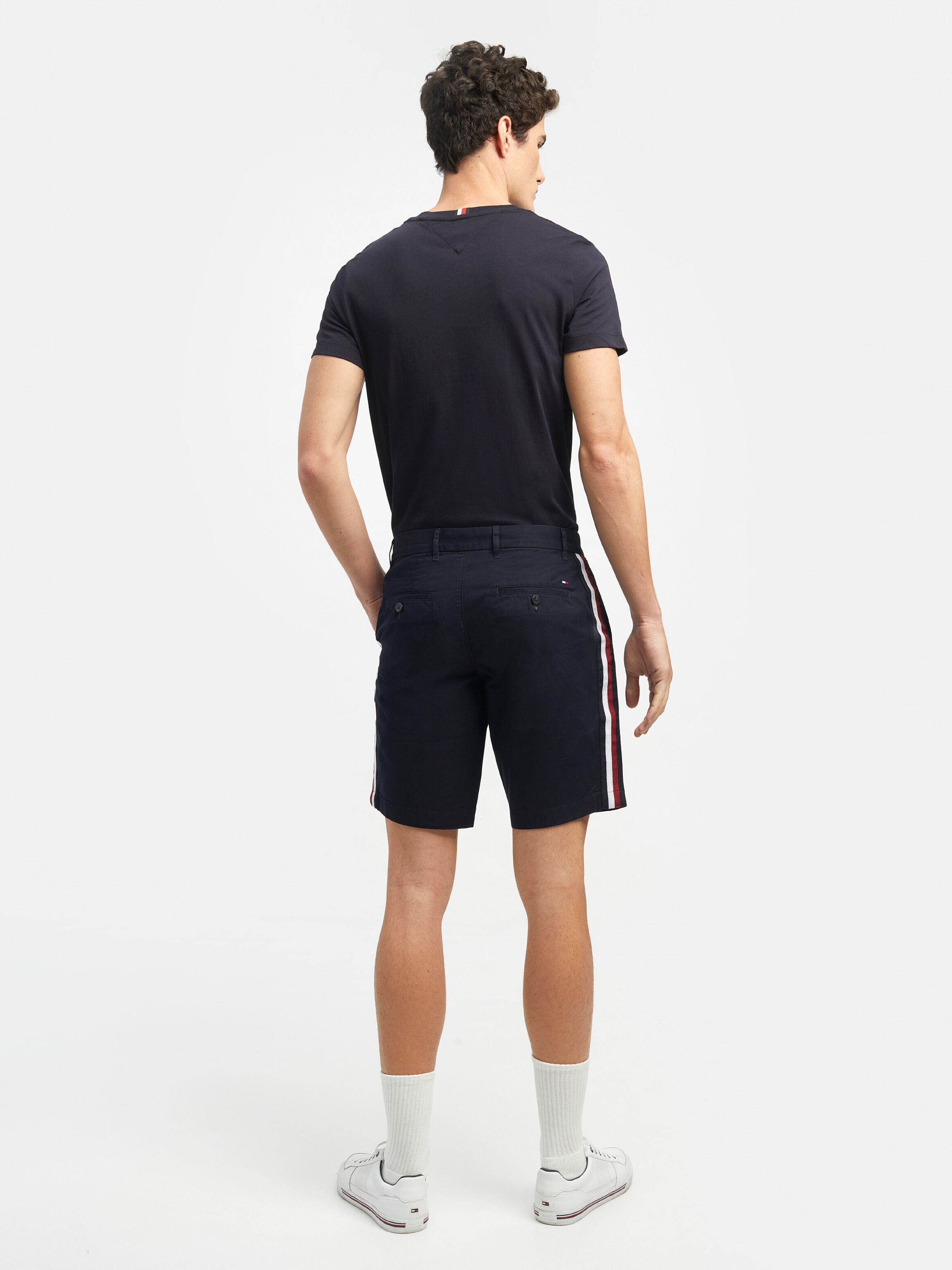 Brooklyn Twill Side Tape Shorts blue Tommy Hilfiger Taiwan