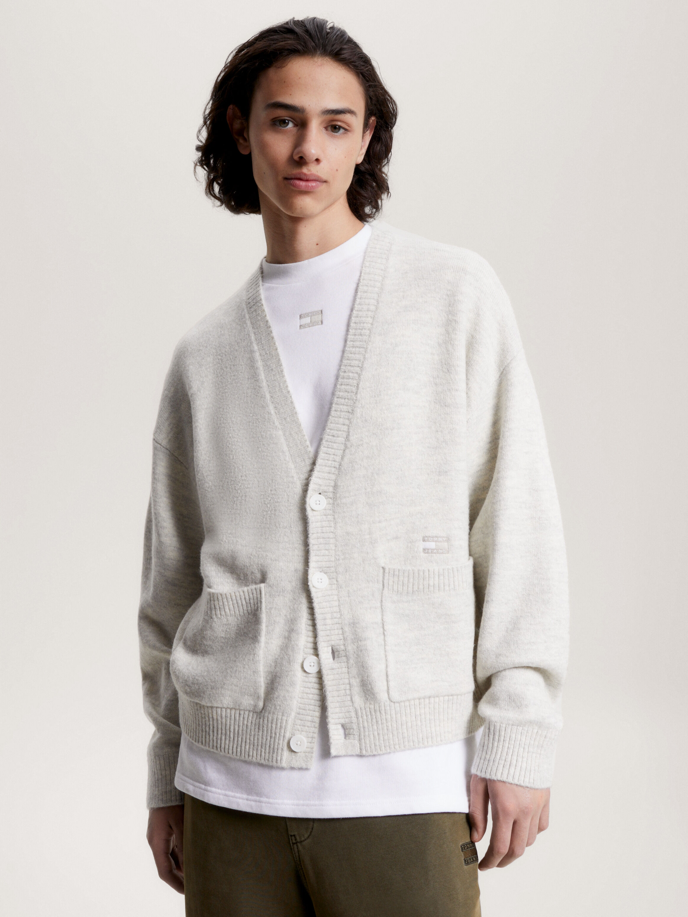 Essential Tonal Boxy Fit Cardigan Tommy Hilfiger Taiwan