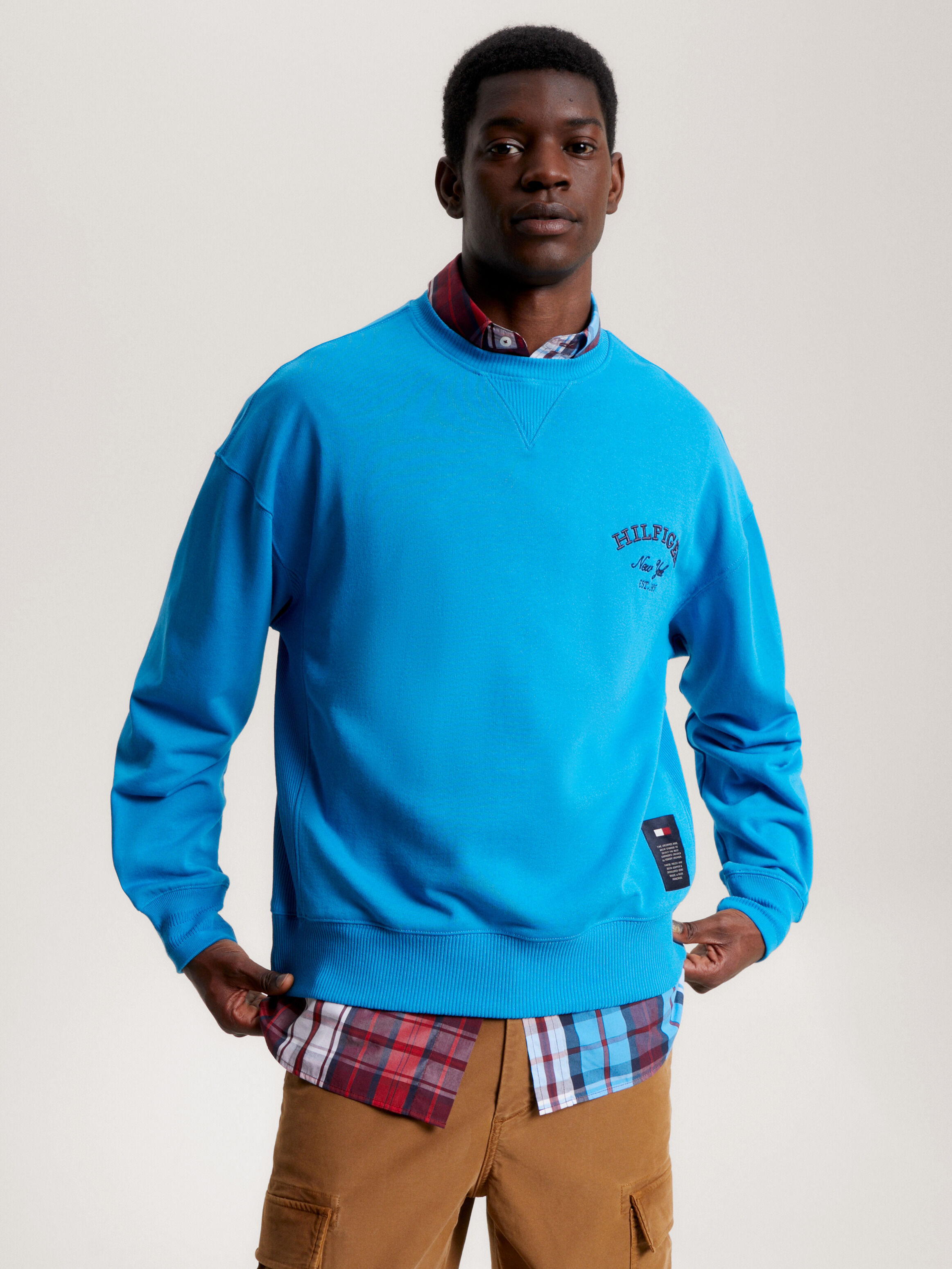 Tommy hilfiger discount jersey logo hoodie