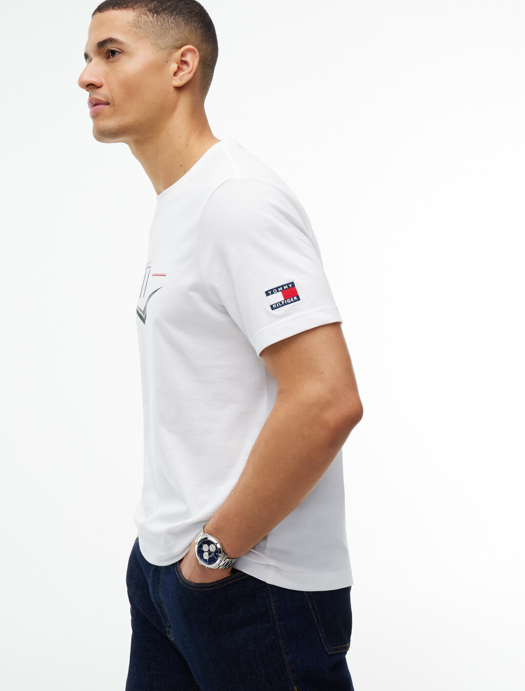 TH x Cadillac Formula 1&reg; Team T 恤, White, hi-res