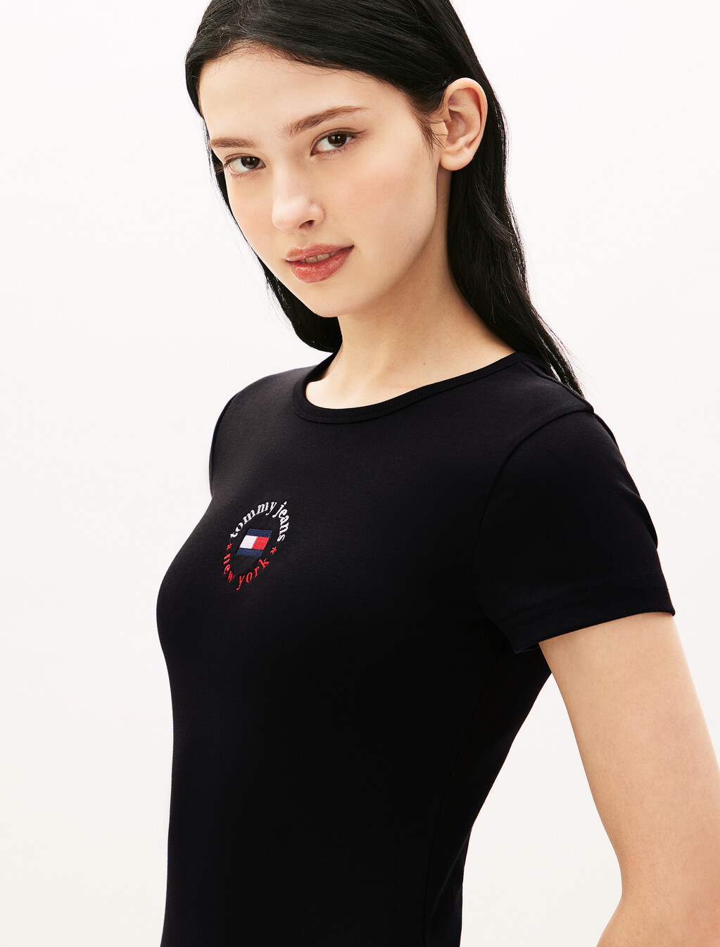 Bodycon T-Shirt Dress, Black, hi-res