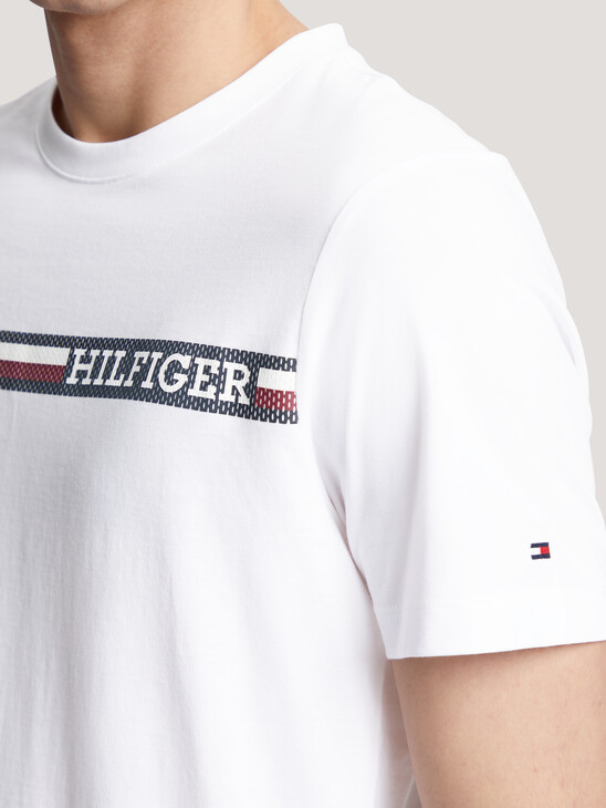 Hilfiger Monotype 經典平紋針織 T 恤