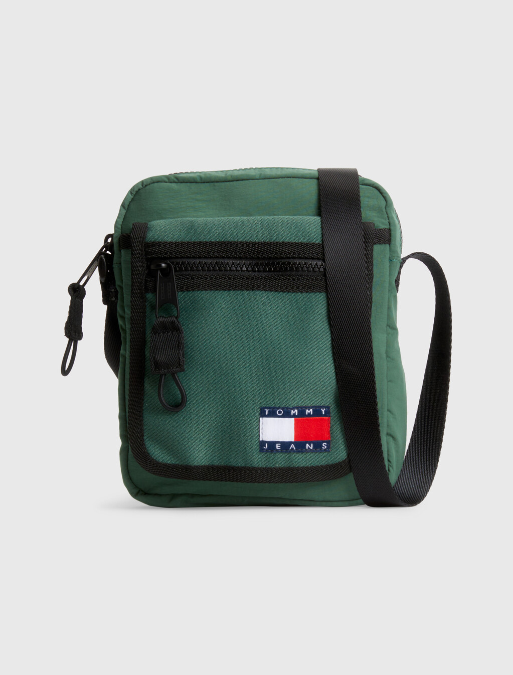 Recycled Nylon Reporter Bag, Urban Green, hi-res