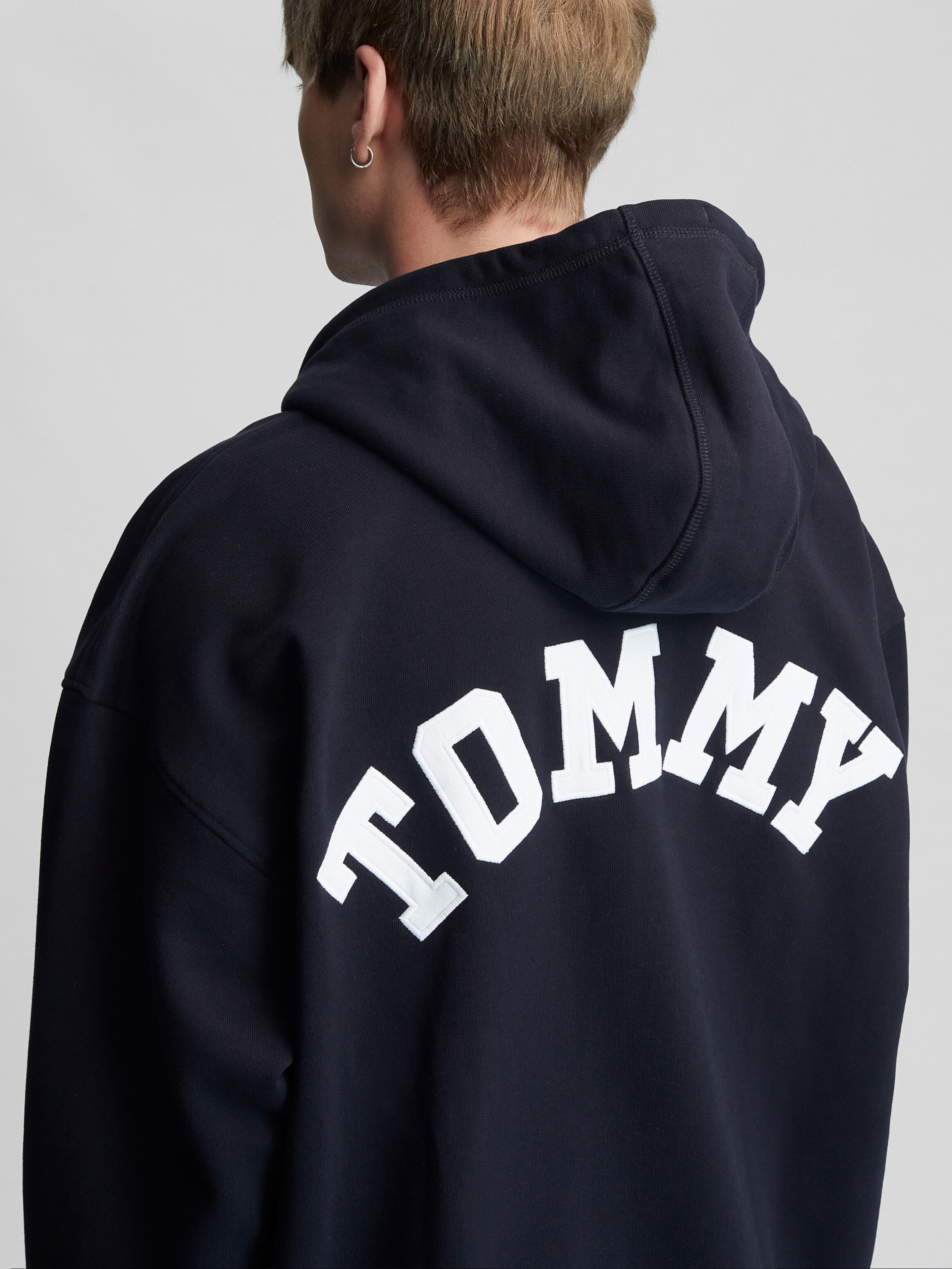 Tommy discount zip hoodie