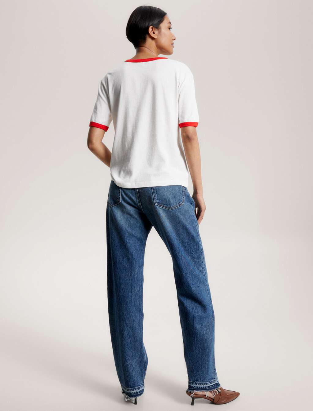 Varsity Flocked Logo T-Shirt, Ancient White, hi-res