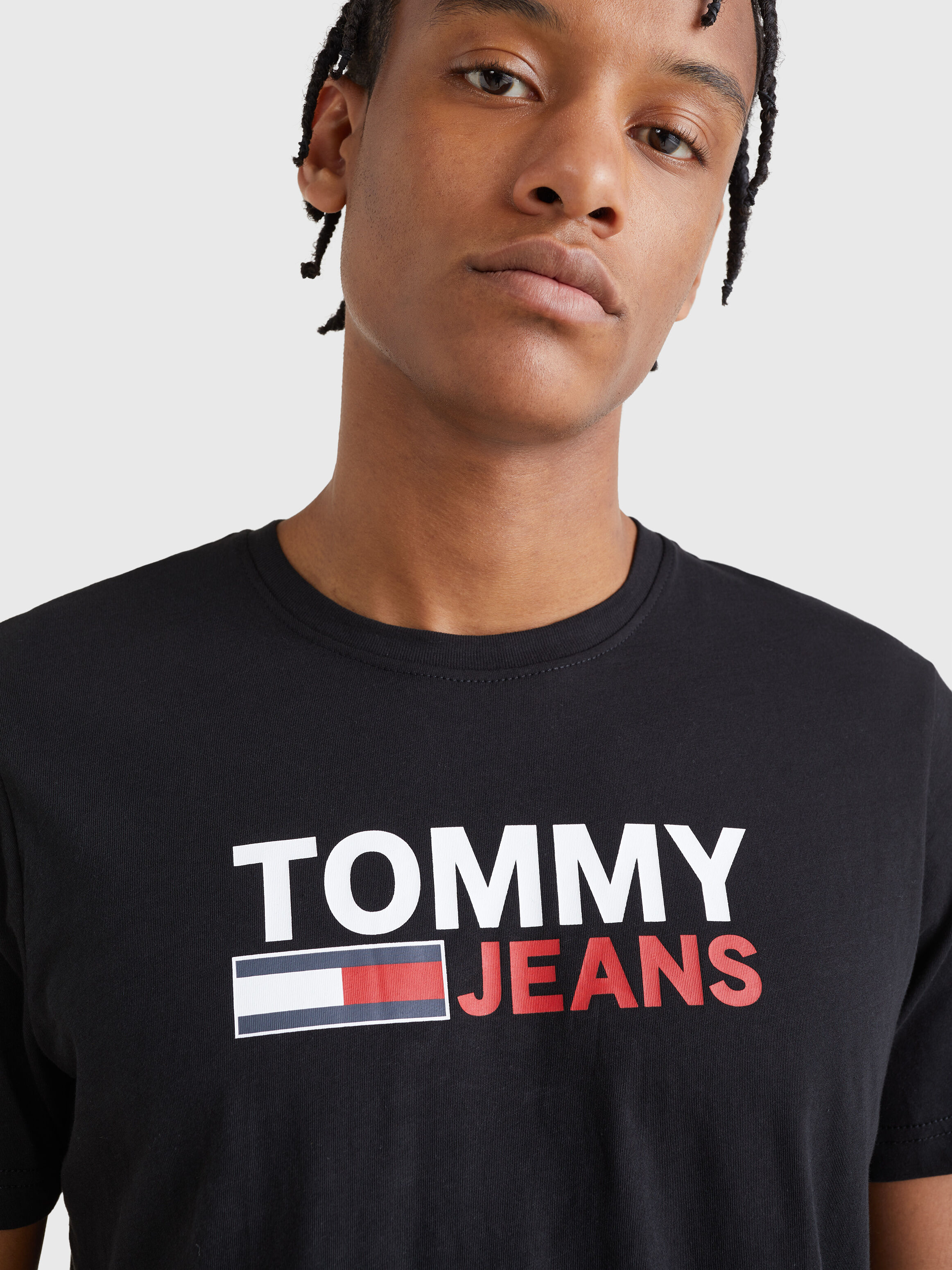 Tommy jeans discount black t shirt