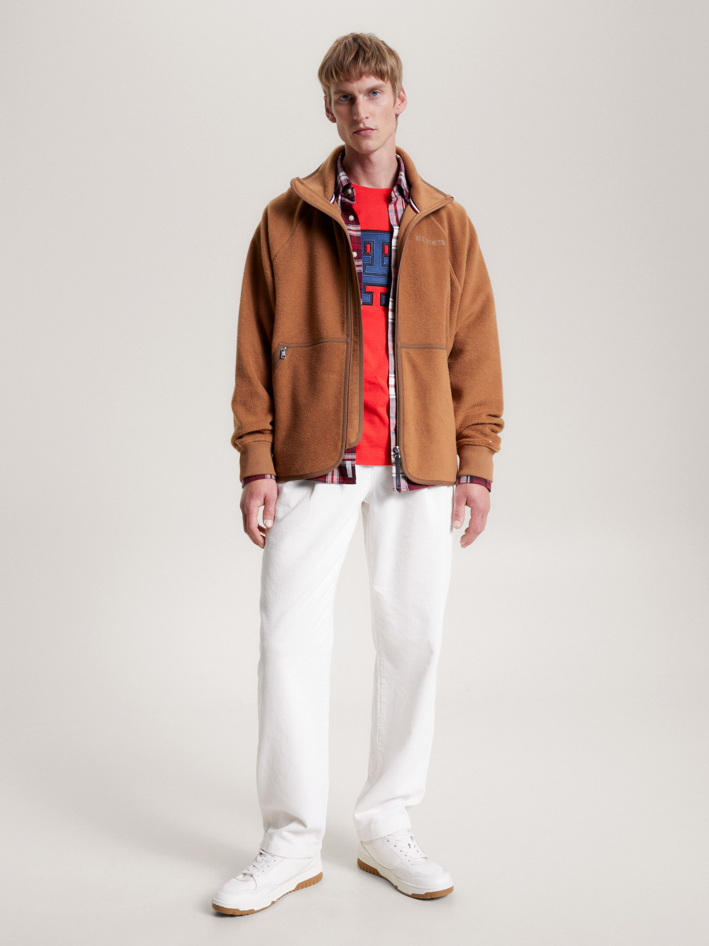 Hilfiger Monotype Archive Fit Zip Thru Jumper Tommy Hilfiger
