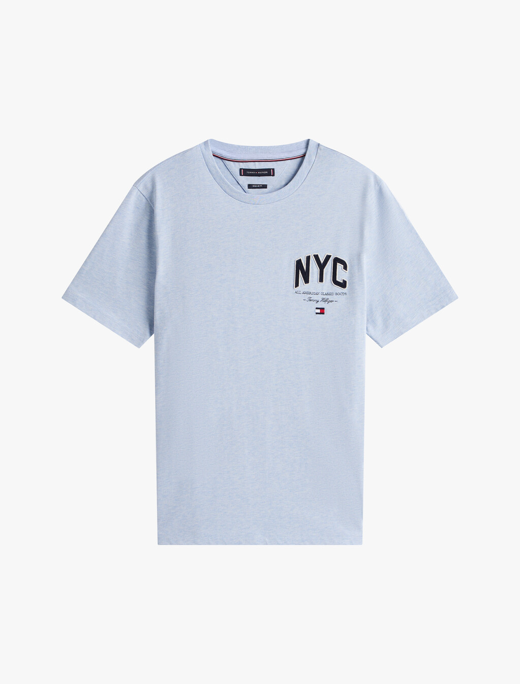 Hilfiger NYC T 恤, Heathered Blue, hi-res