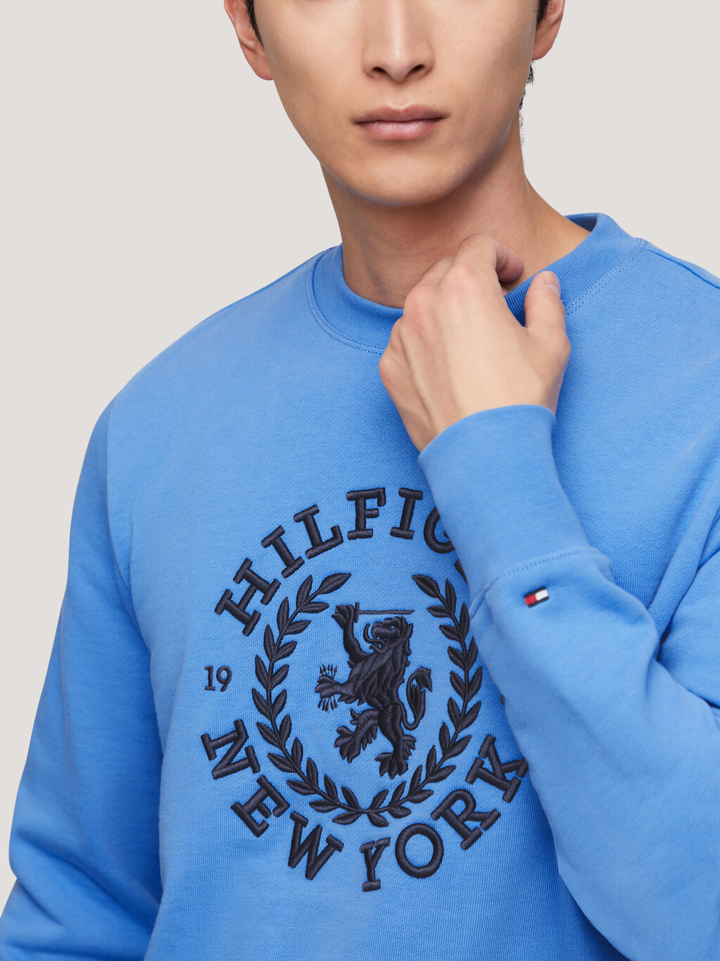 Oversized Logo運動衫, Blue Spell, hi-res