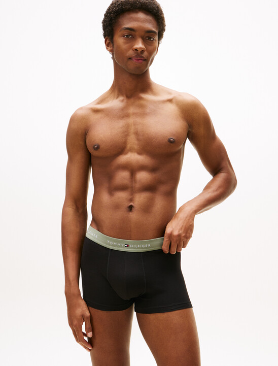 3-Pack Logo Waistband Trunks