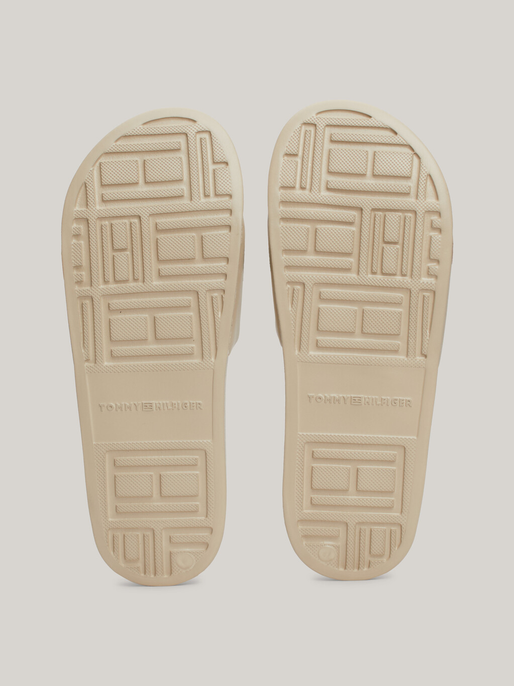 TH Monogram Embroidery Casual Slides, Beige, hi-res