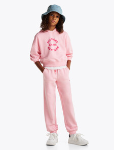 Logo Relaxed Joggers, Pink Sugar, hi-res