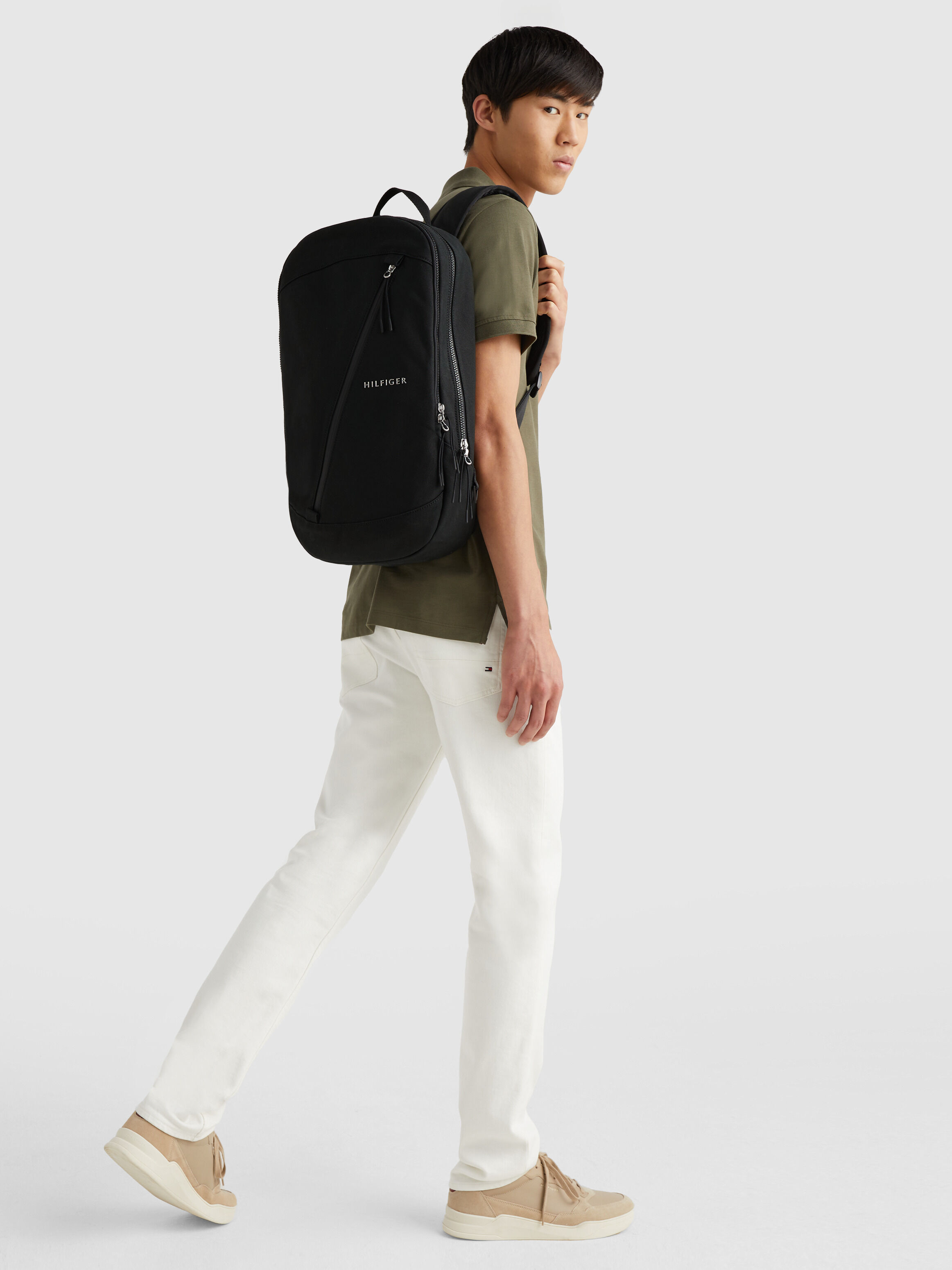 Mesh Pocket Bananatex Backpack Tommy Hilfiger