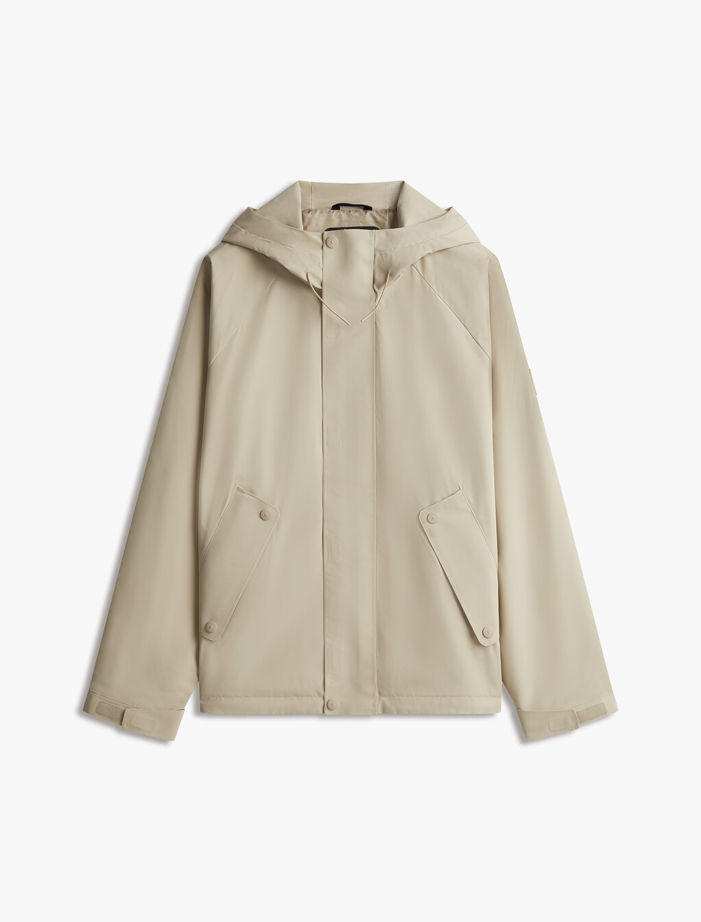 Technical Hooded Jacket, Sandalwood, hi-res