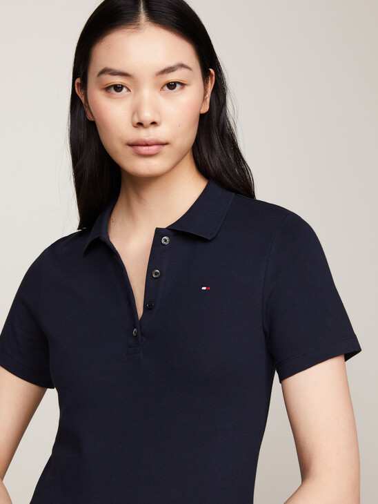 1985 Slim Pique Polo Dress