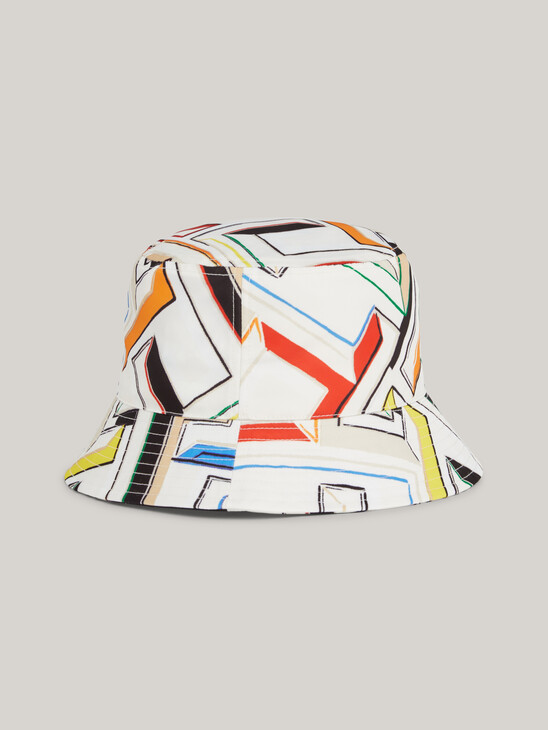 TH Monogram Plaque Bucket Hat