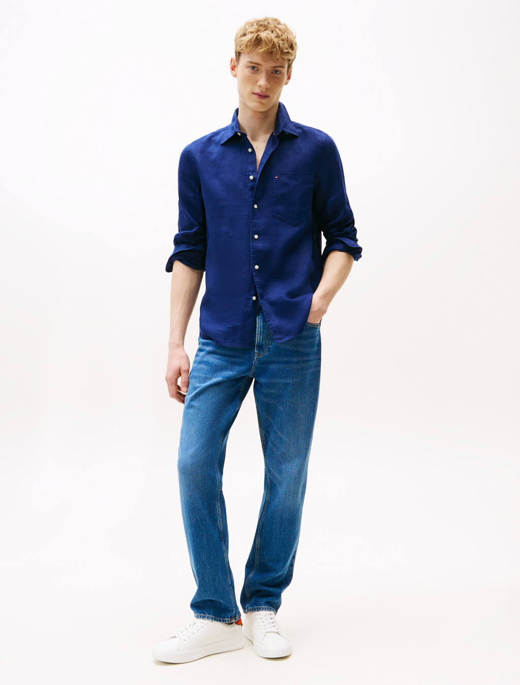 PC DY LNN RF SHRTPreppy Navy, Preppy Navy, hi-res
