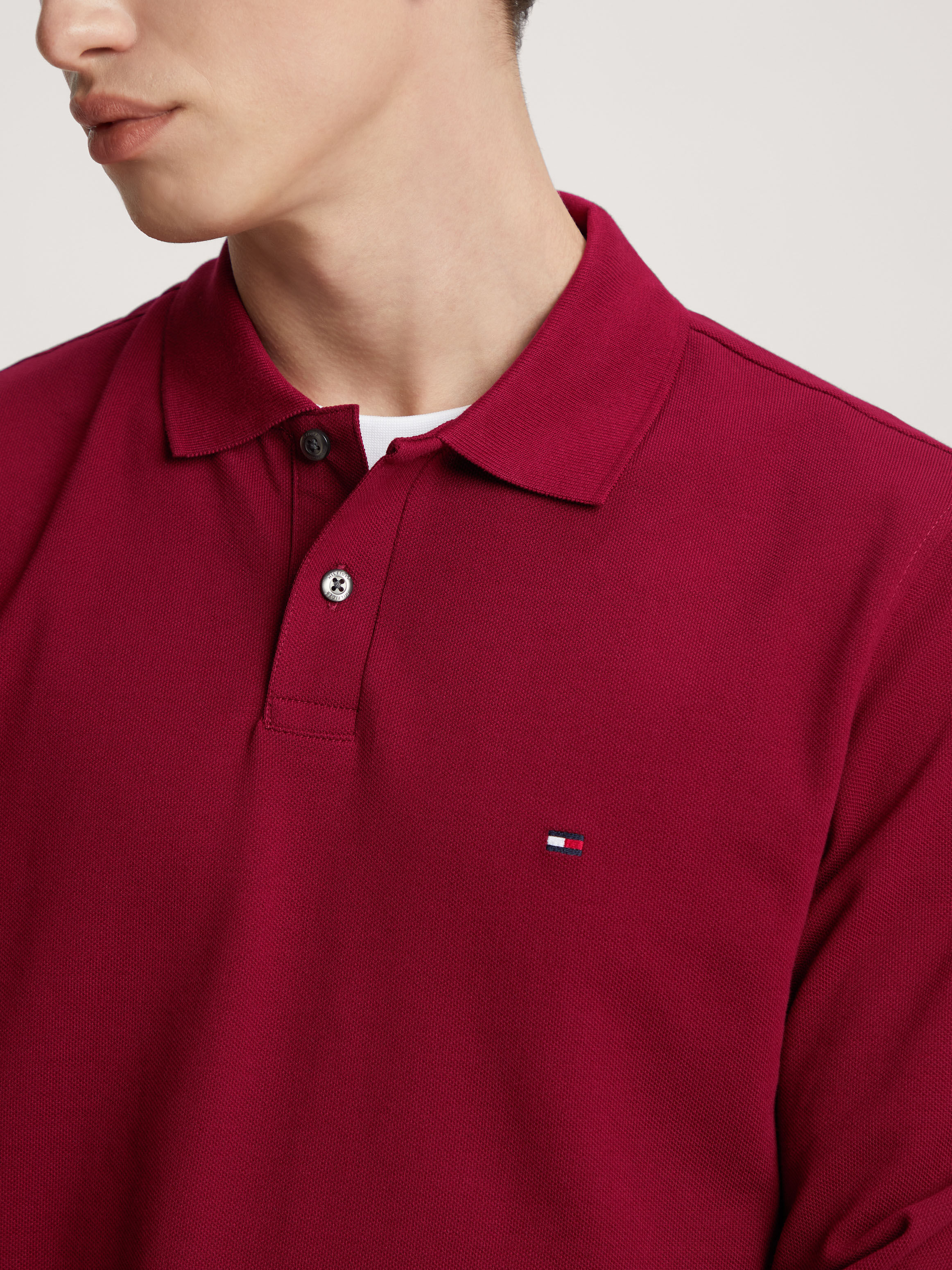 Polo tommy rouge outlet