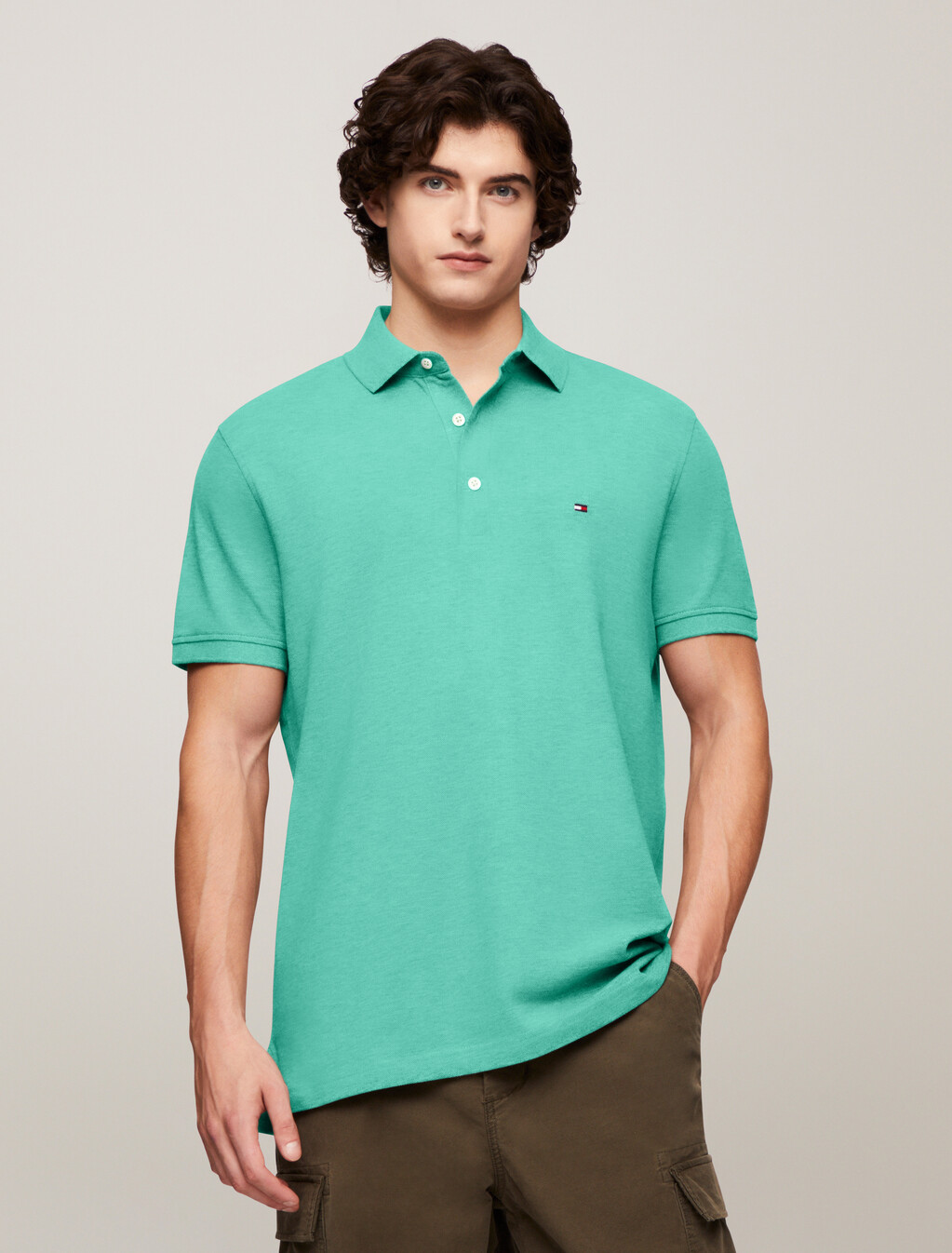 1985 系列修身 Polo 衫, Light Jade Green, hi-res