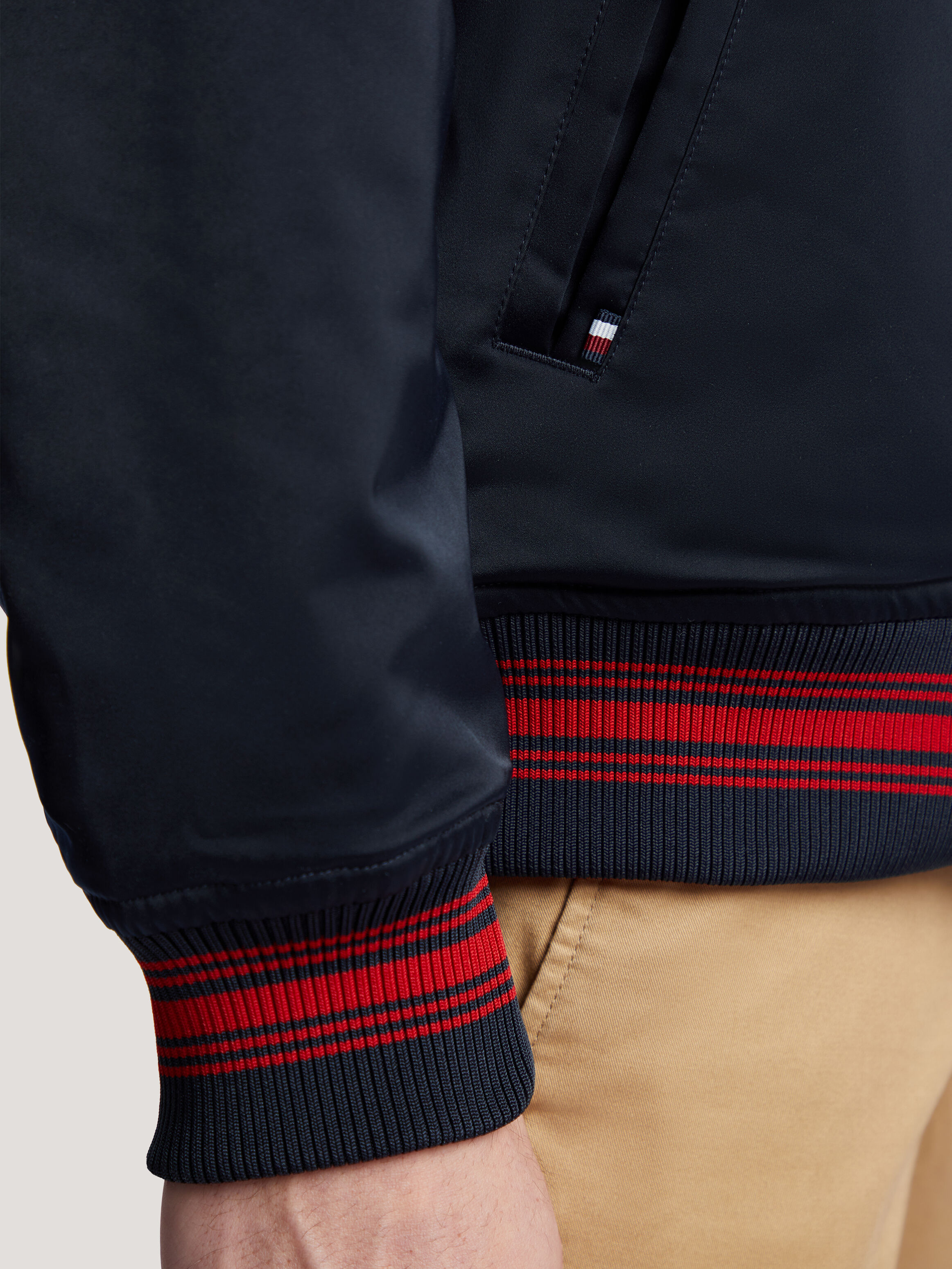 Tommy hilfiger reversible nylon cheap bomber jacket