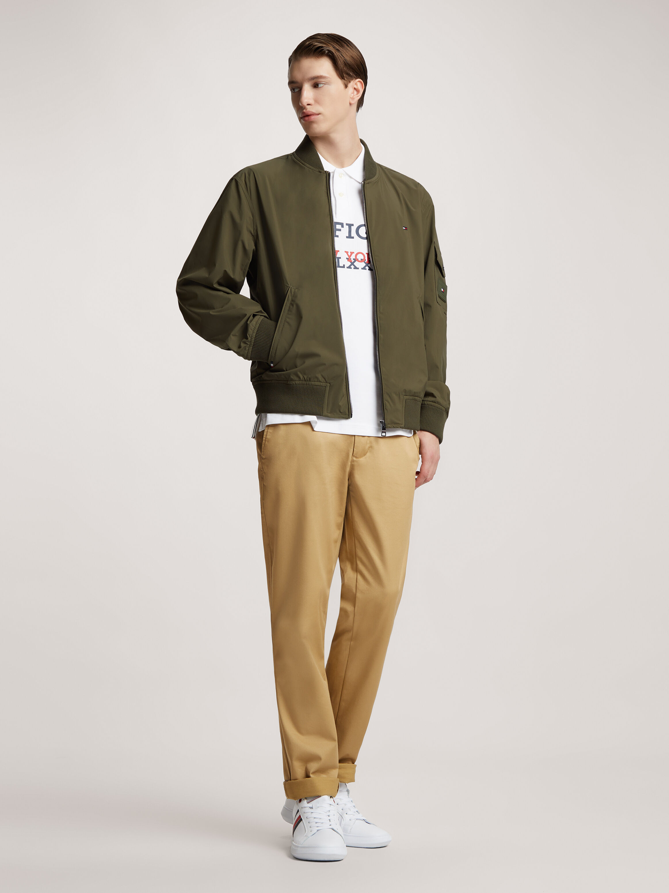 Tommy jeans bomber jacket mens online