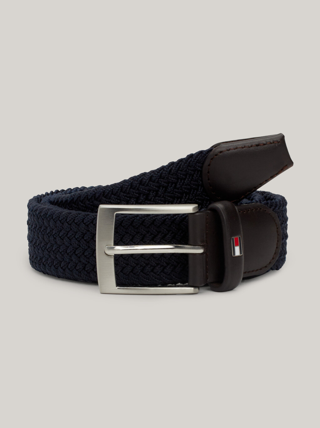 Fabric Braided Belt, Sky Captain, hi-res