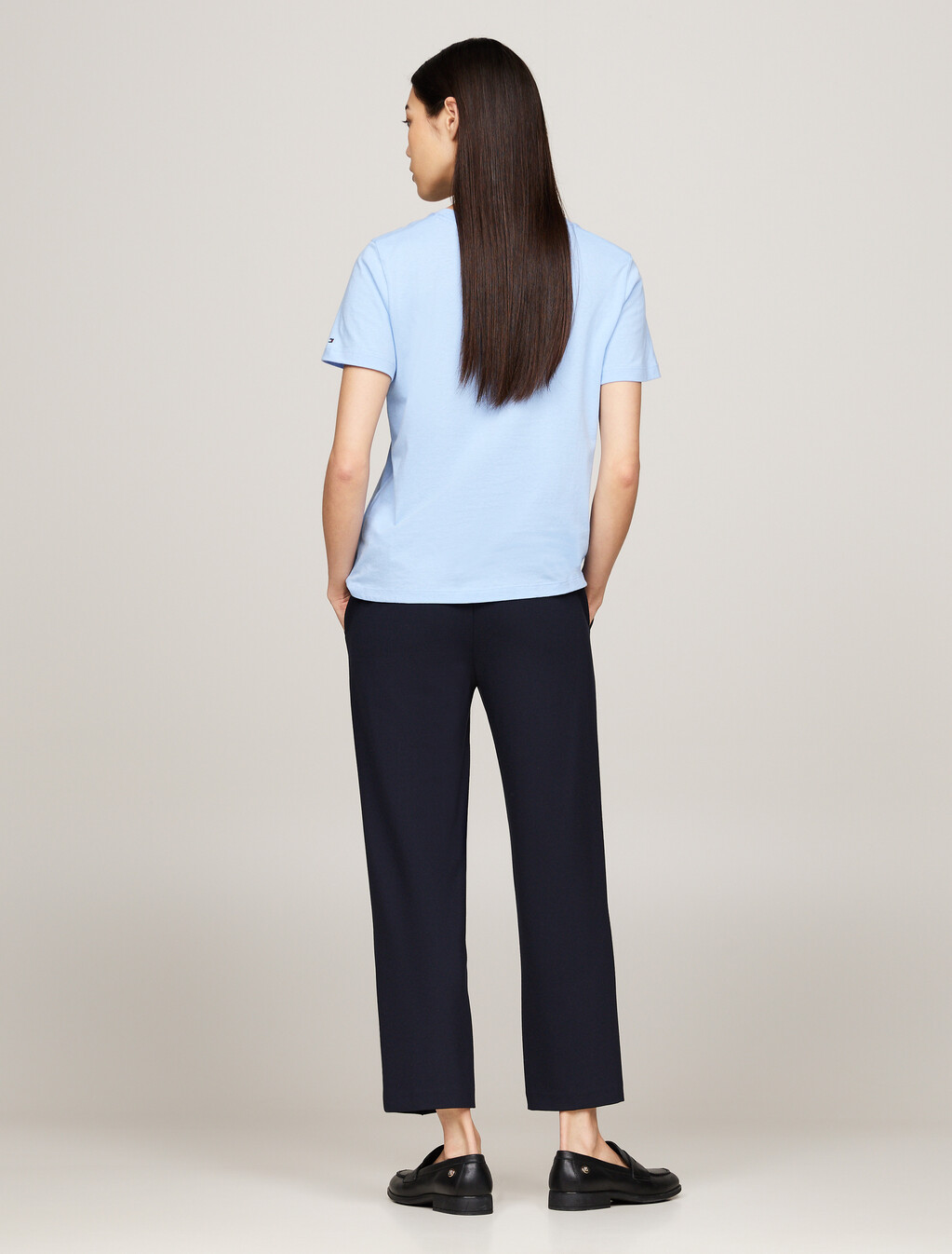 Logo圓領 T 恤, Vessel Blue, hi-res