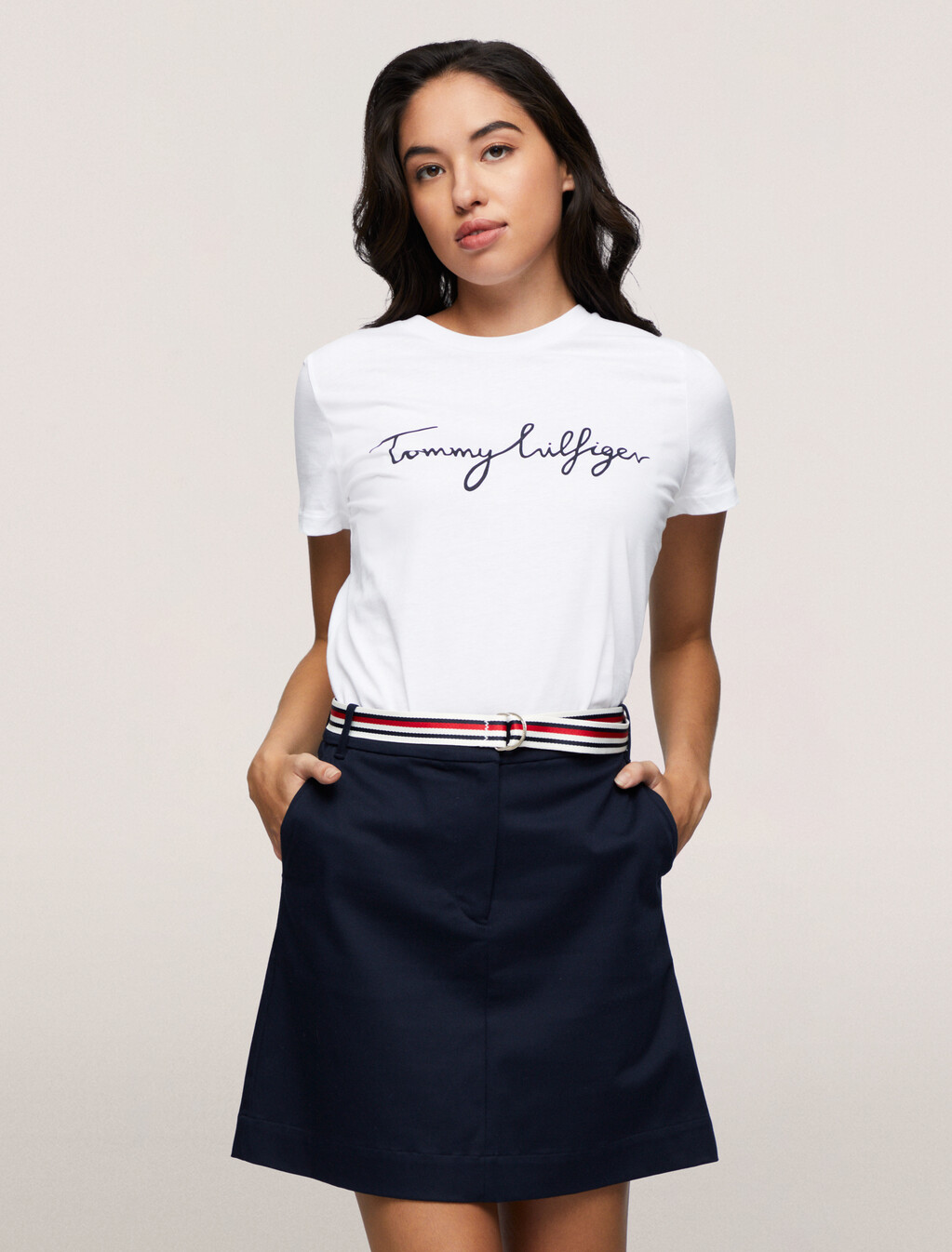 Heritage Logo T-Shirt, CLASSIC WHITE, hi-res