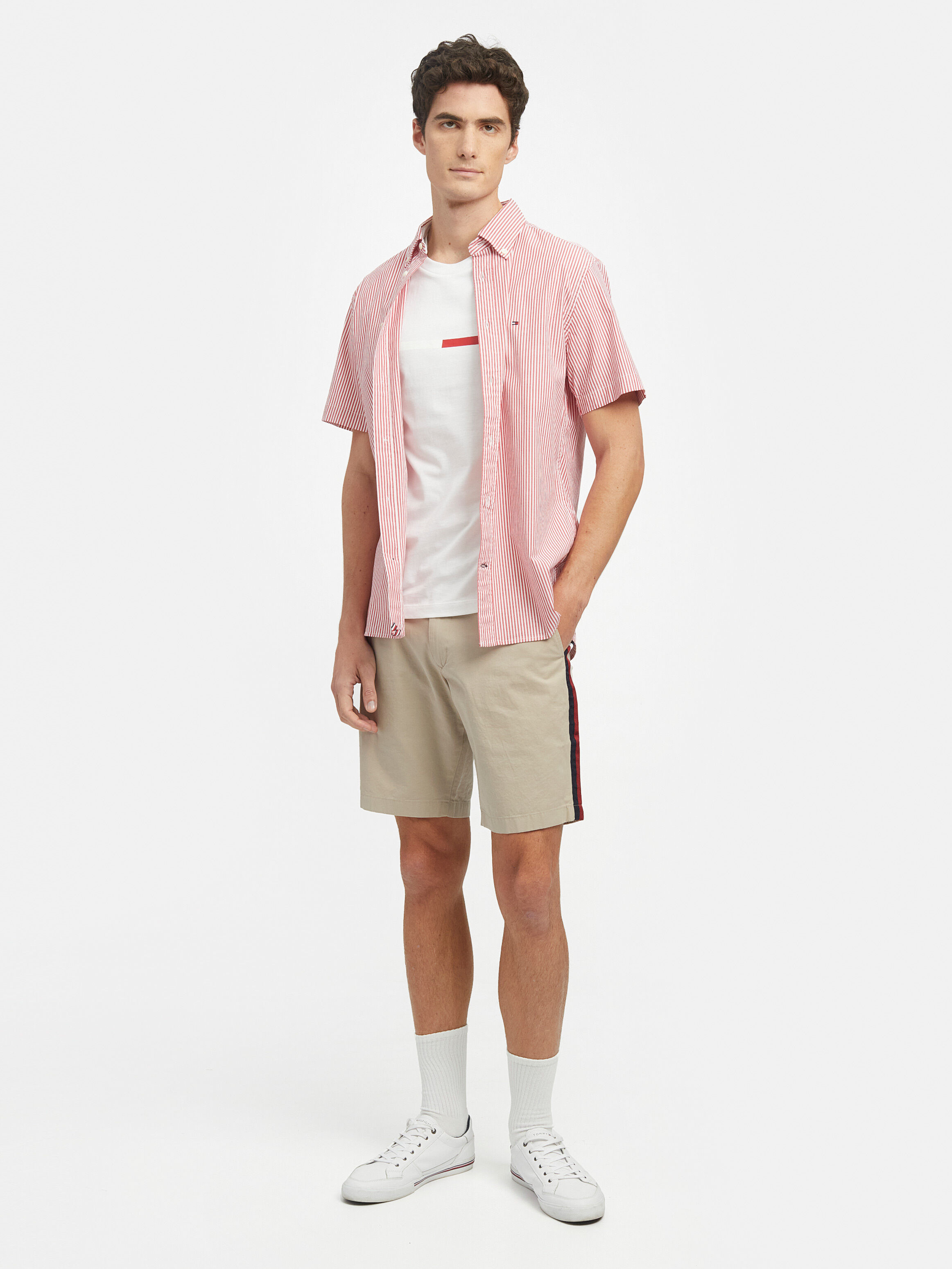 Tommy hilfiger side tape shorts hotsell