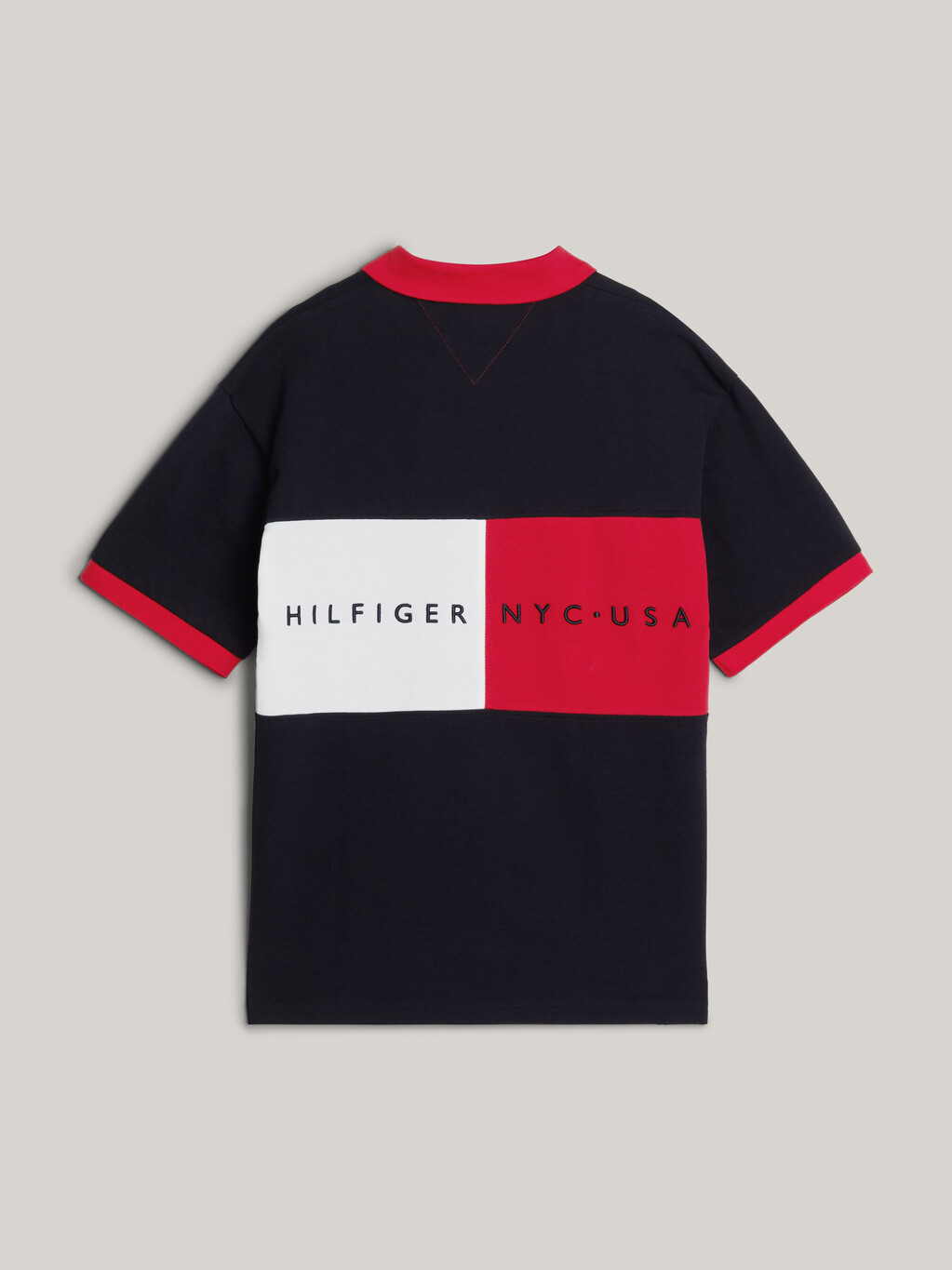 Hilfiger Team 標準版型旗幟 Polo 衫, Desert Sky, hi-res