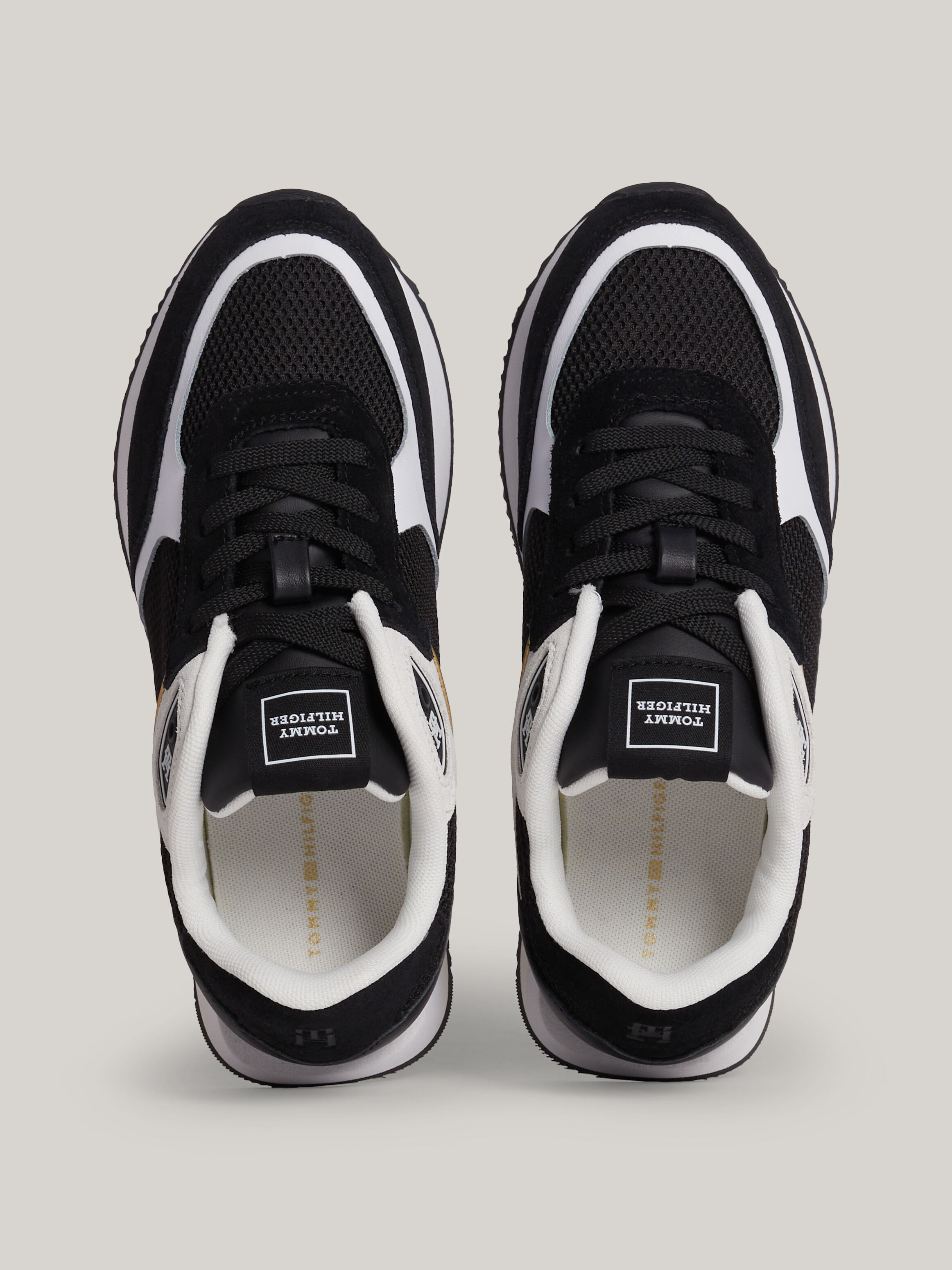 Tommy hilfiger tobias flag mesh trainers hotsell