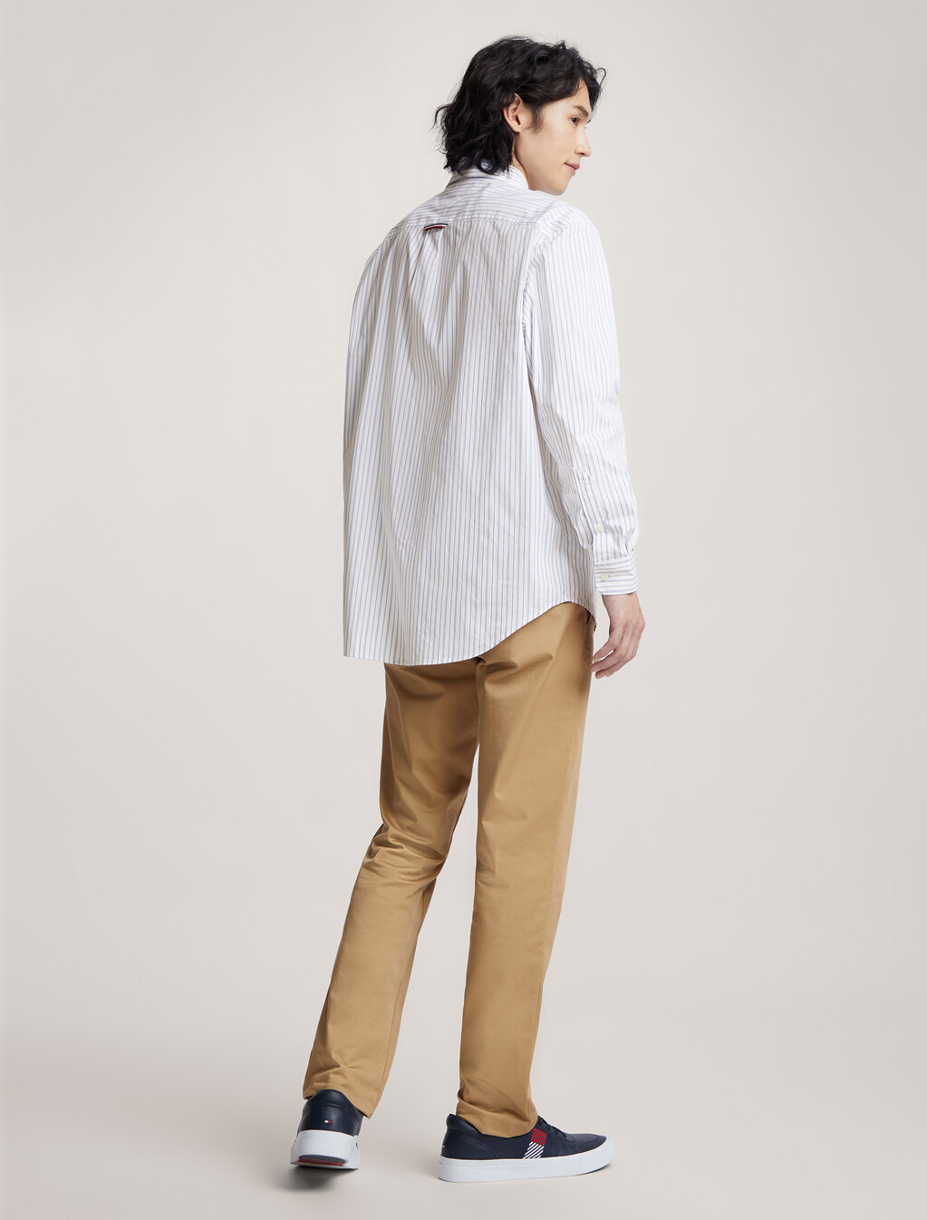 經典條紋襯衫, Optic White / Cloudy Blue / Multi, hi-res