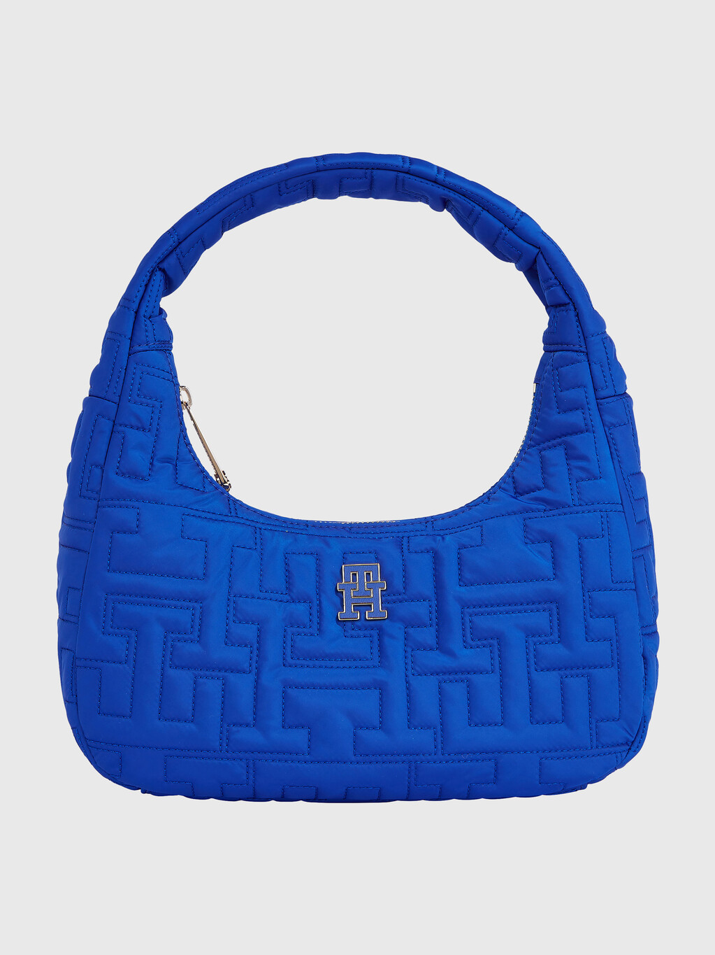 Chic Monogram Recycled Hobo Shoulder Bag, Ultra Blue, hi-res