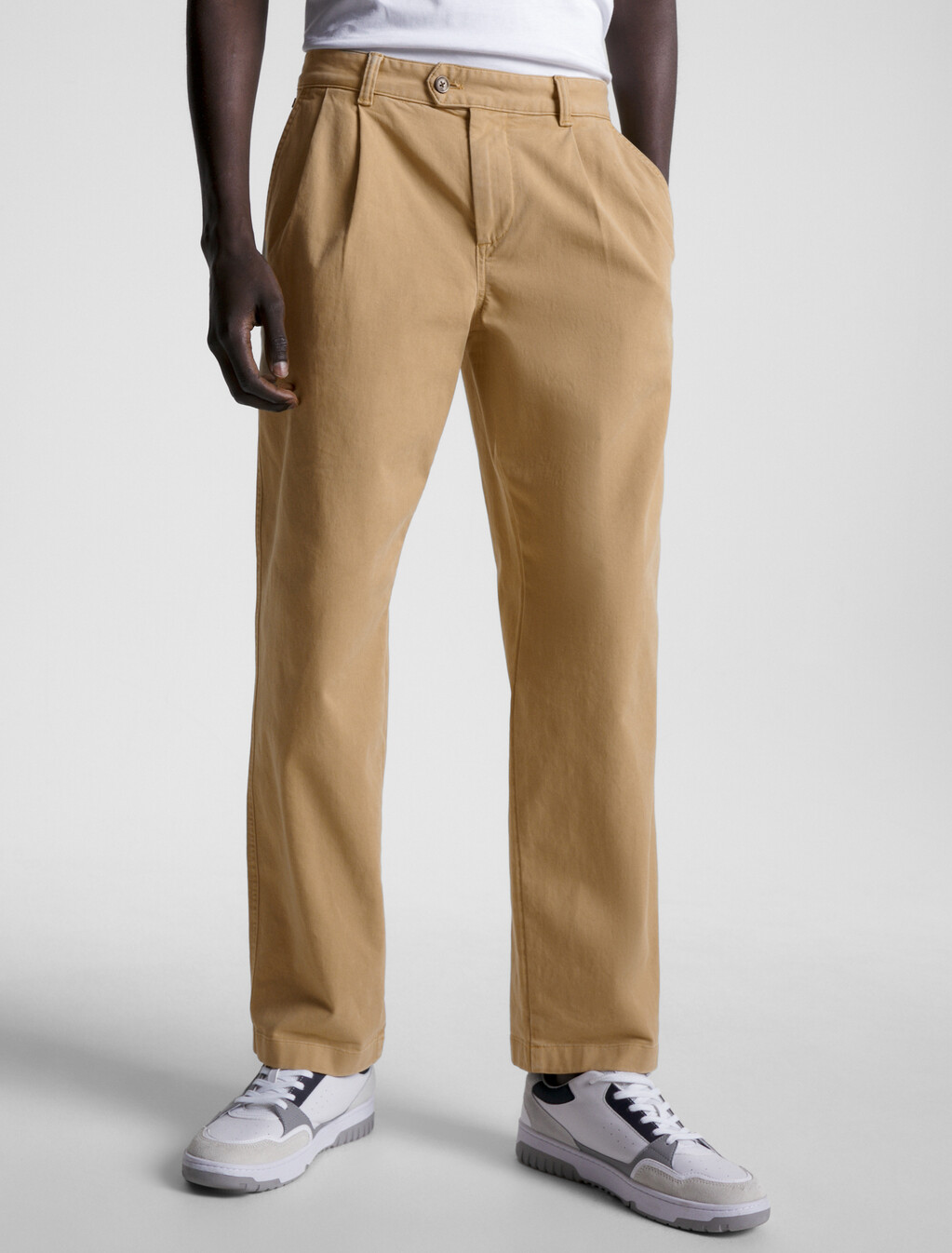 Archive Wide Leg Chinos, Classic Khaki, hi-res