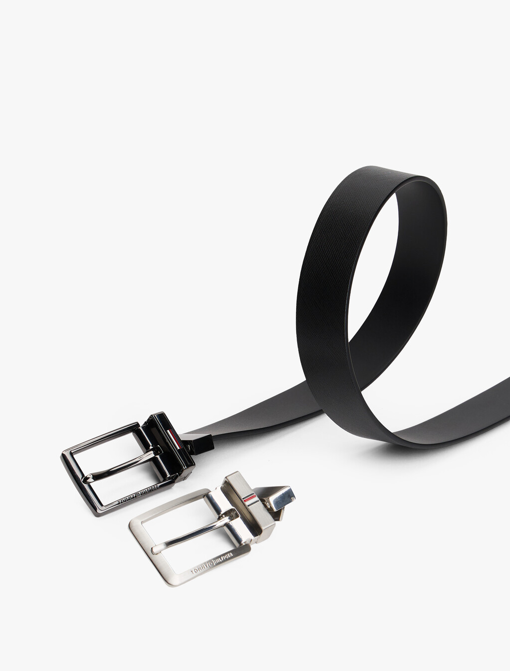 TH Business Reversible Leather Belt Gift Box, Black, hi-res