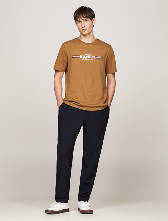 Chest Logo T-Shirt, Country Brown Chest Logo T-Shirt