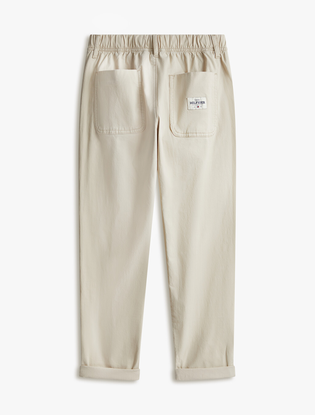 男童裝棉質斜紋長褲, Classic Beige, hi-res
