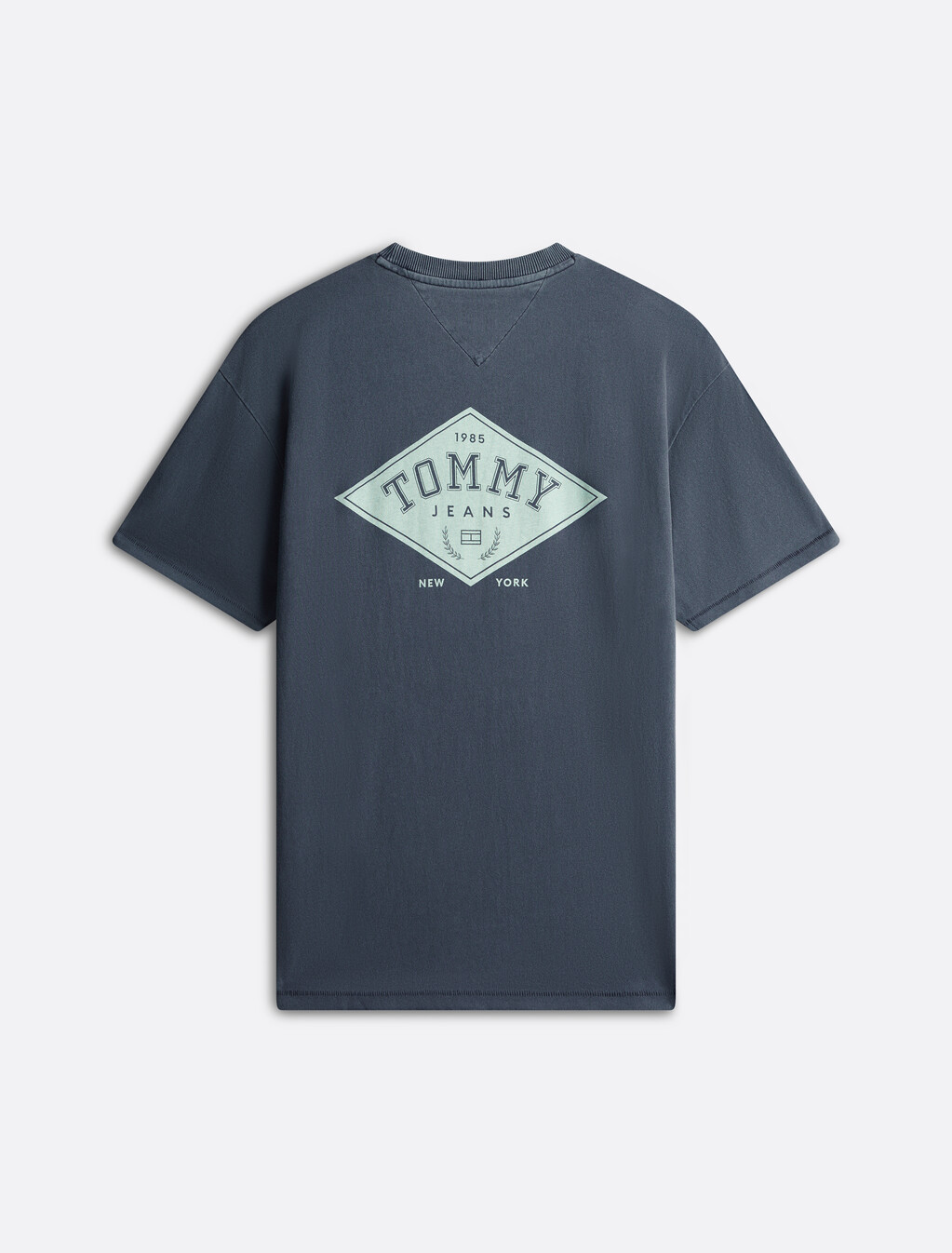 學院風圖案寬鬆 T 恤, Dark Night Navy, hi-res
