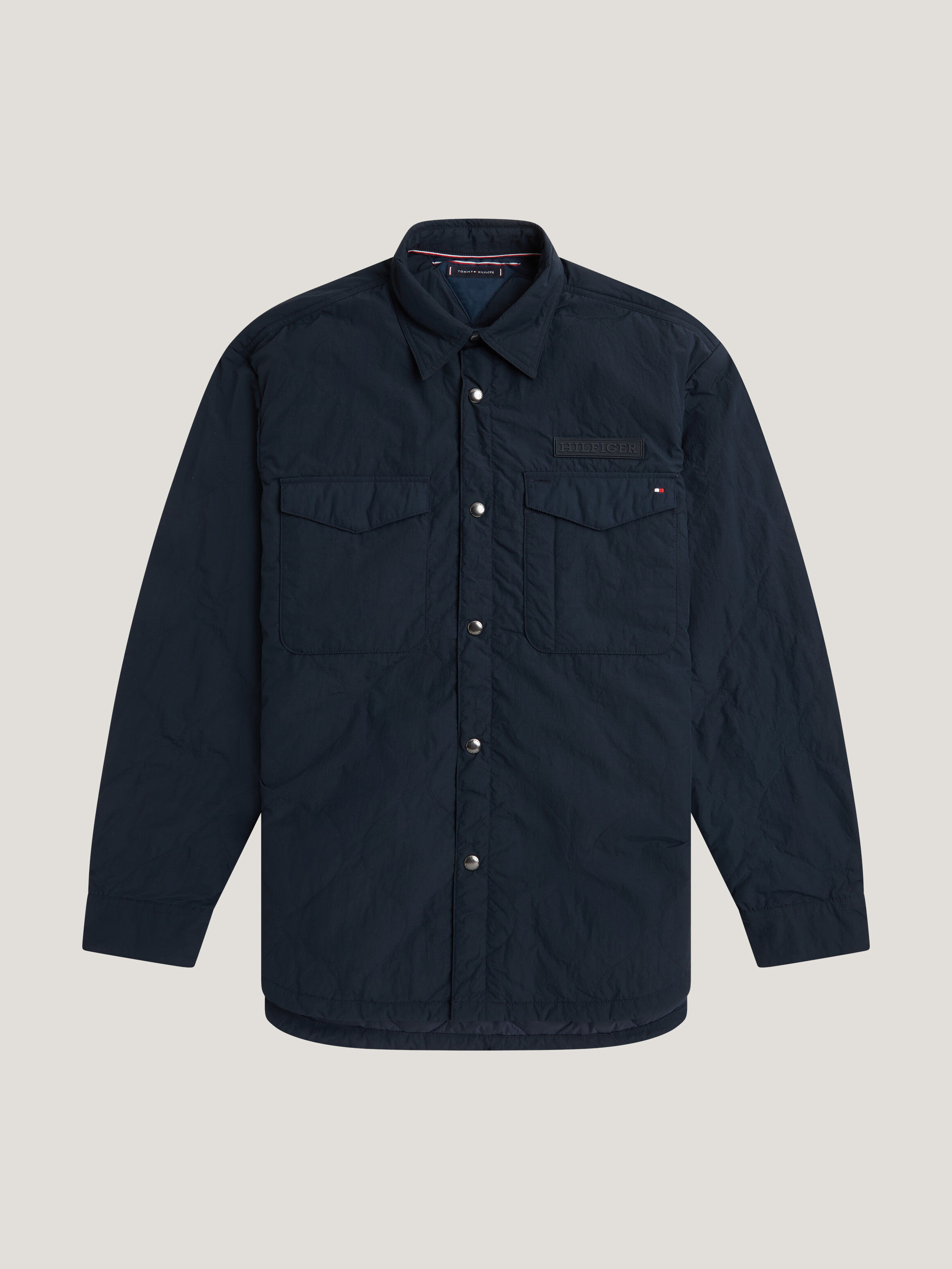 Quilted Logo Archive Fit Overshirt Tommy Hilfiger