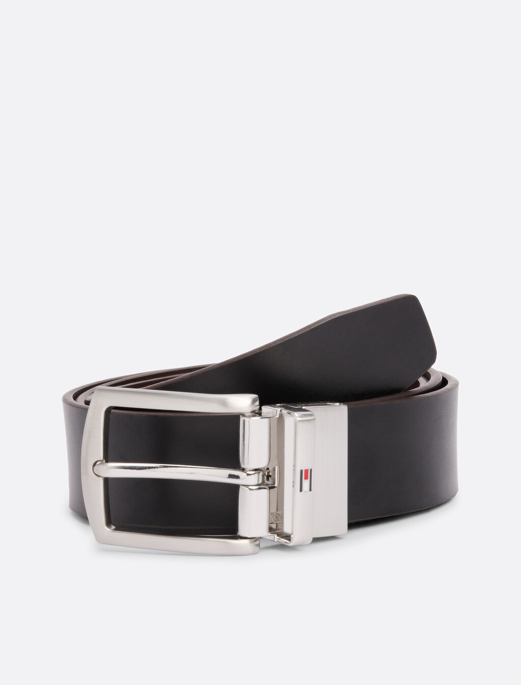 Reversible Leather Belt, Black / Coffee Bean, hi-res