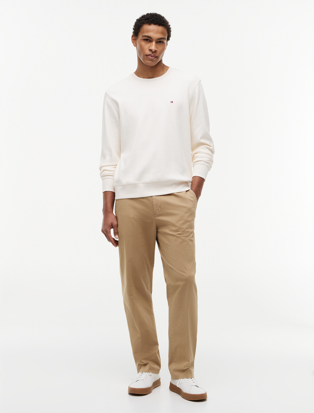 Crewneck Sweatshirt, Ivory Petal, hi-res