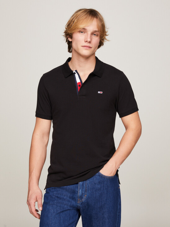 Tommy Jeans 旗幟修身 Polo 衫