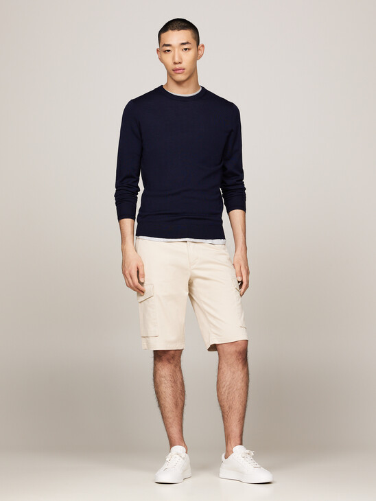 Twill Cargo Pocket Shorts