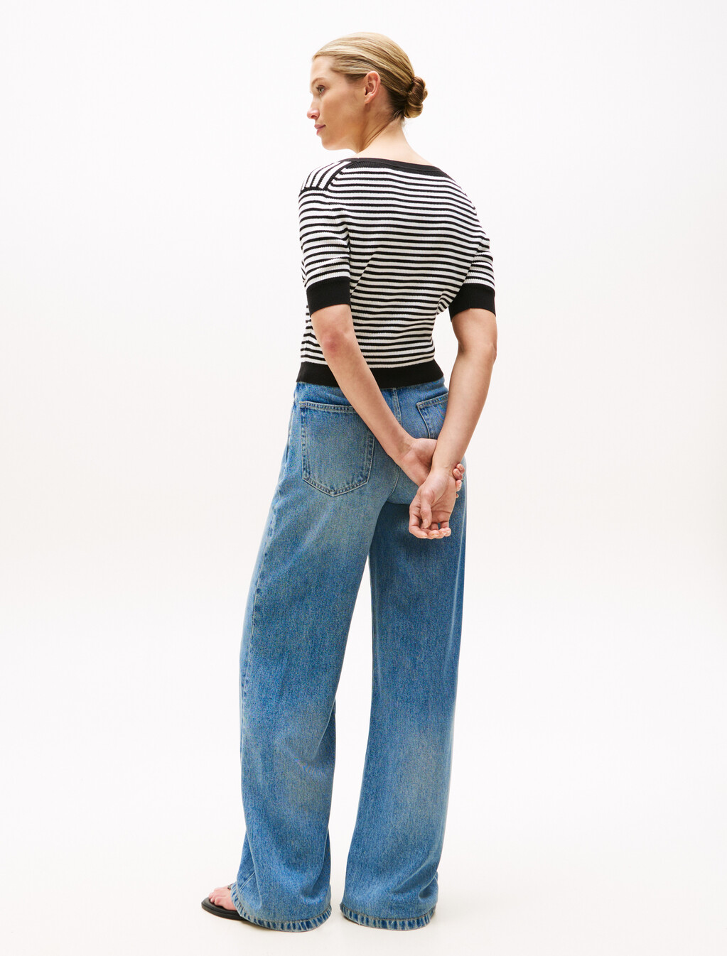 S/S SCP-NK  SWTRBlck Strp/cr, Black Stripe/Ecru, hi-res