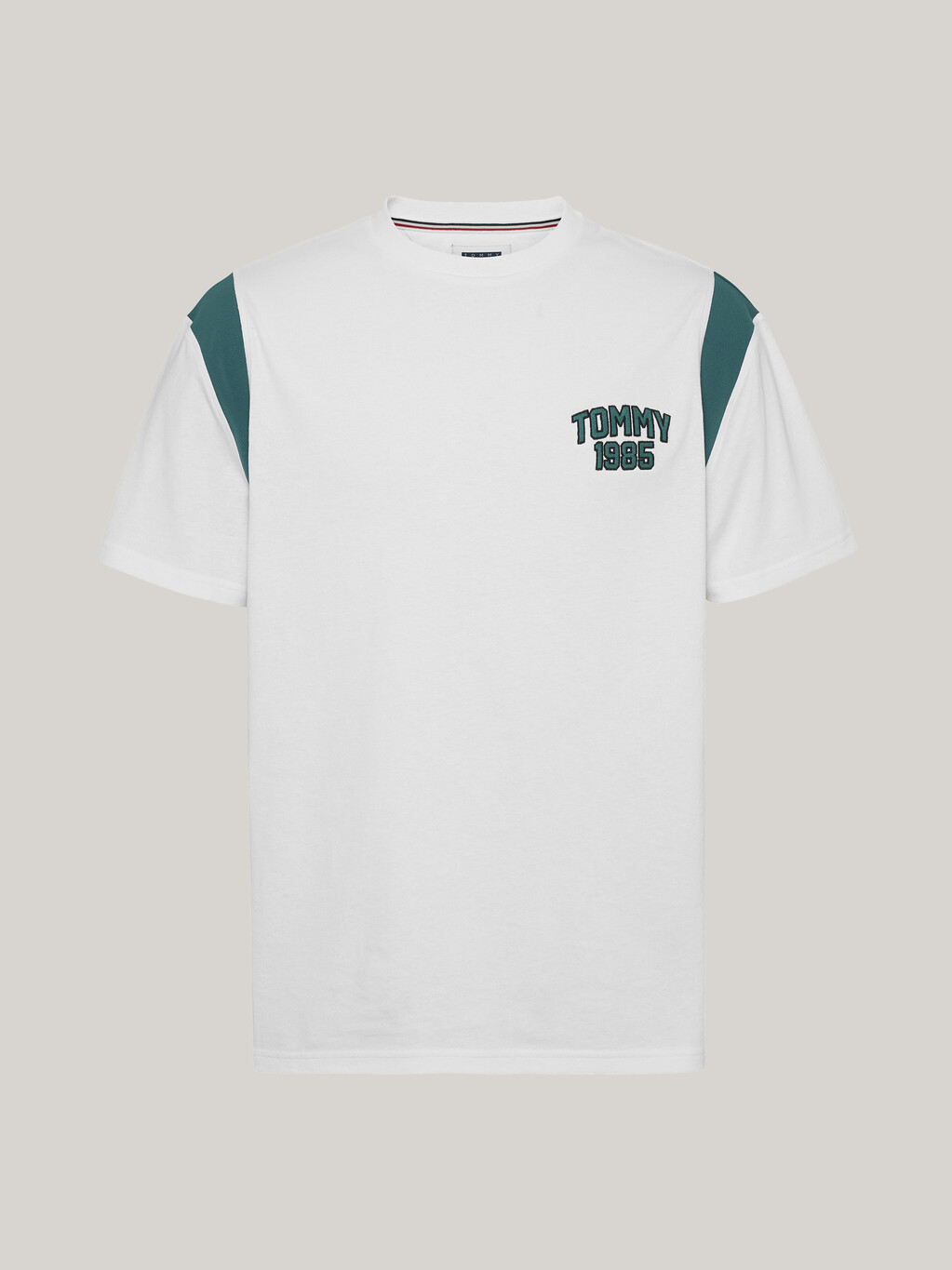 Tommy 1985 學院風 T 恤, White, hi-res
