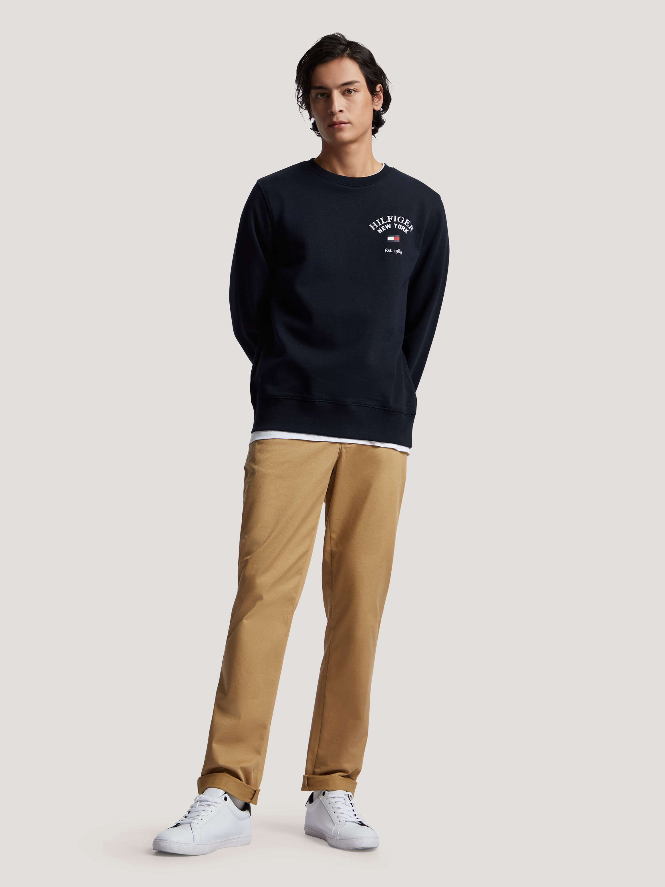 Tommy hilfiger origin 2025 crew sweatshirt