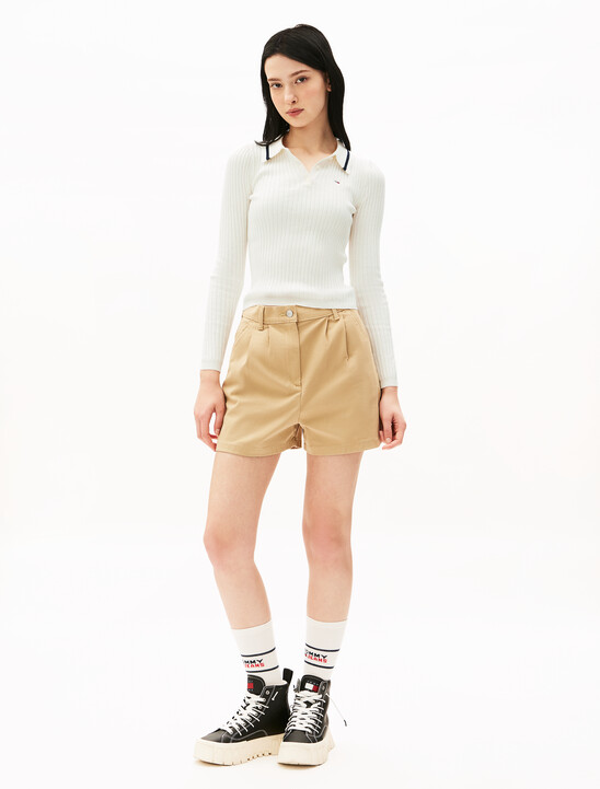基本款羅紋針織 Polo 衫