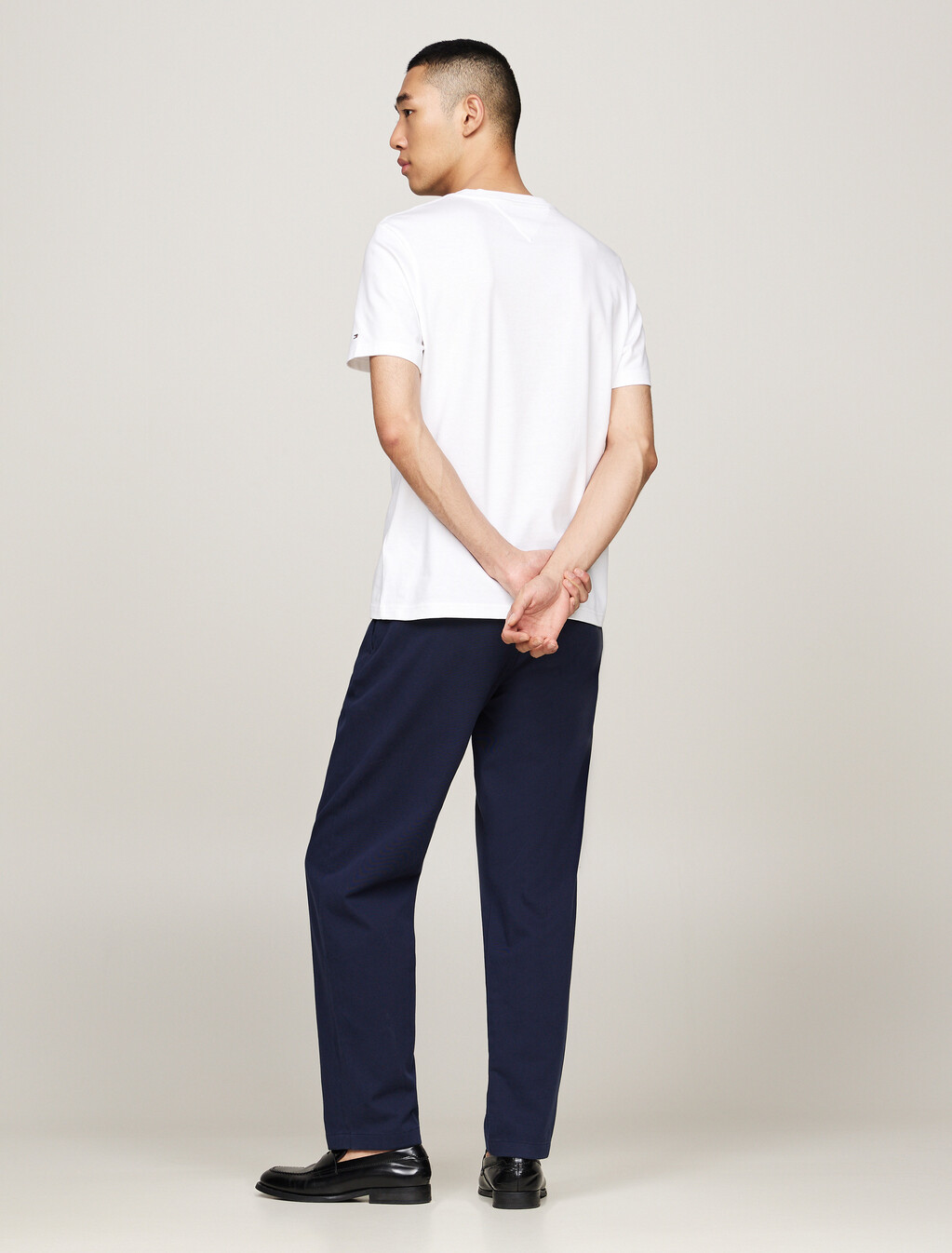 Logo Embroidery T-Shirt, White, hi-res